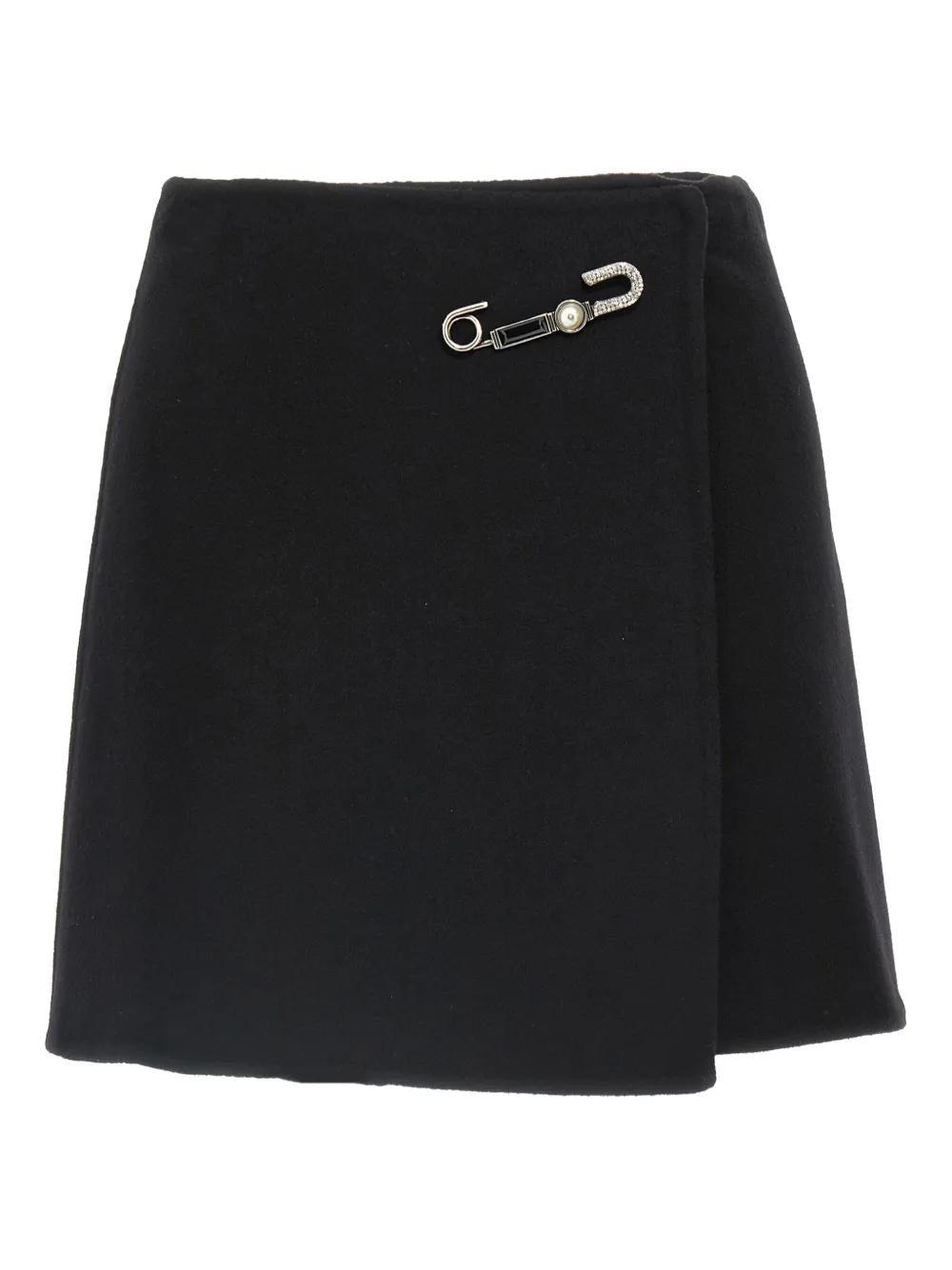 ERMANNO SCERVINO カモフラ プリーツスカート　X4363 ERMANNO SCERVINO カモフラ プリーツスカート X4363 - メルカリ