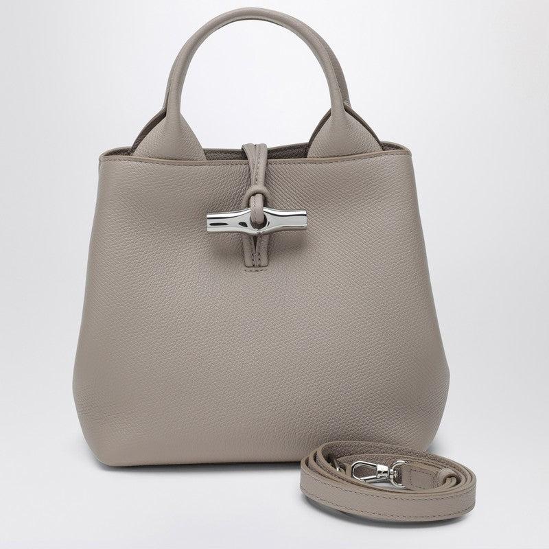 Longchamp Le Roseau Clay-Coloured Bag S in Gray | Lyst