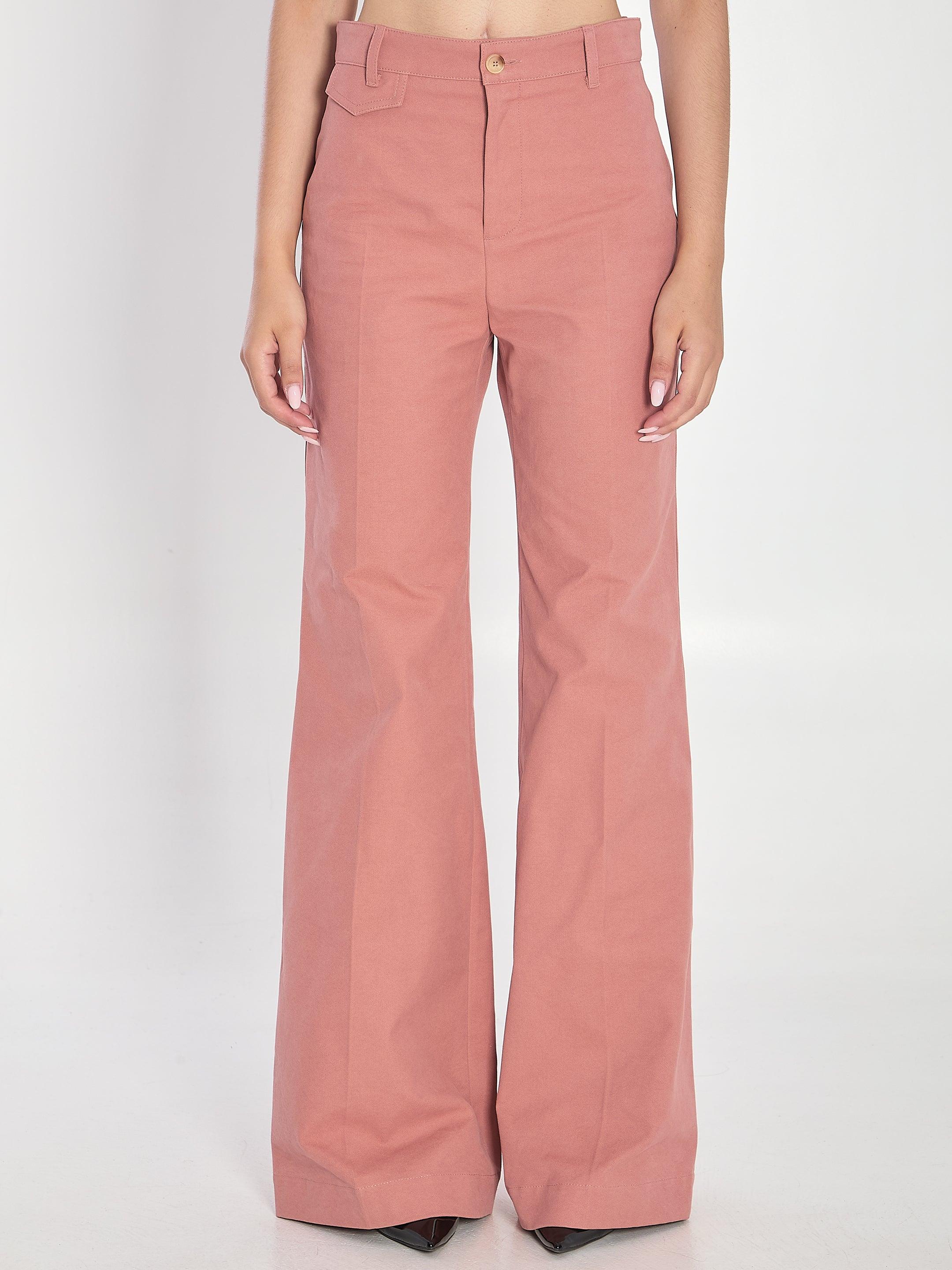 Pink Chloé Pants for Women | Lyst