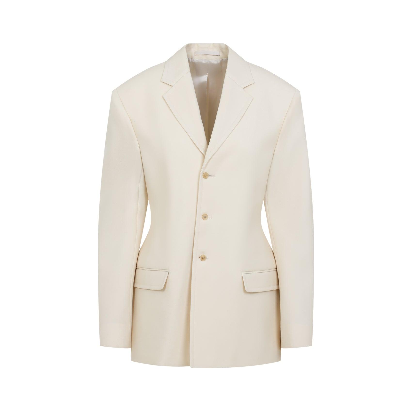 ジャケット CARVEN JA202 JACKET BLAZER Carven Ja202 Jacket Blazer in White | Lyst