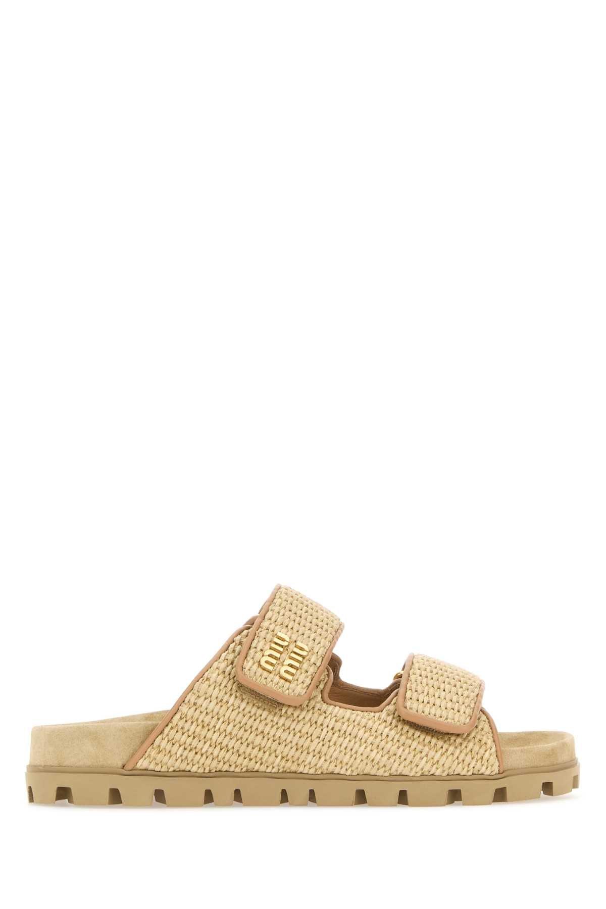 サンダル・ミュール MiuMiu SLIPPER (5XX661F010038 F03HQ) MiuMiu SLIPPER (5XX661F010038 F03HQ) (MiuMiu/サンダル