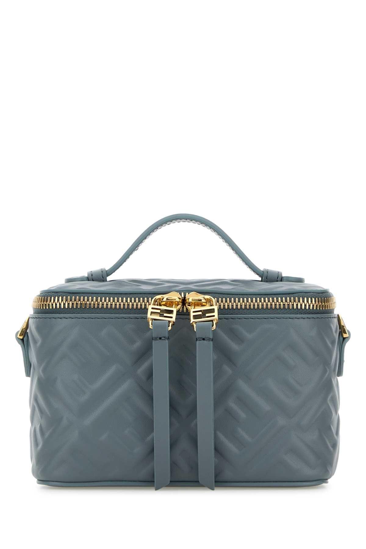 Cosmetic Pouch Fendi Vanity Case FENDI Zucca Pattern Vanity Bag 