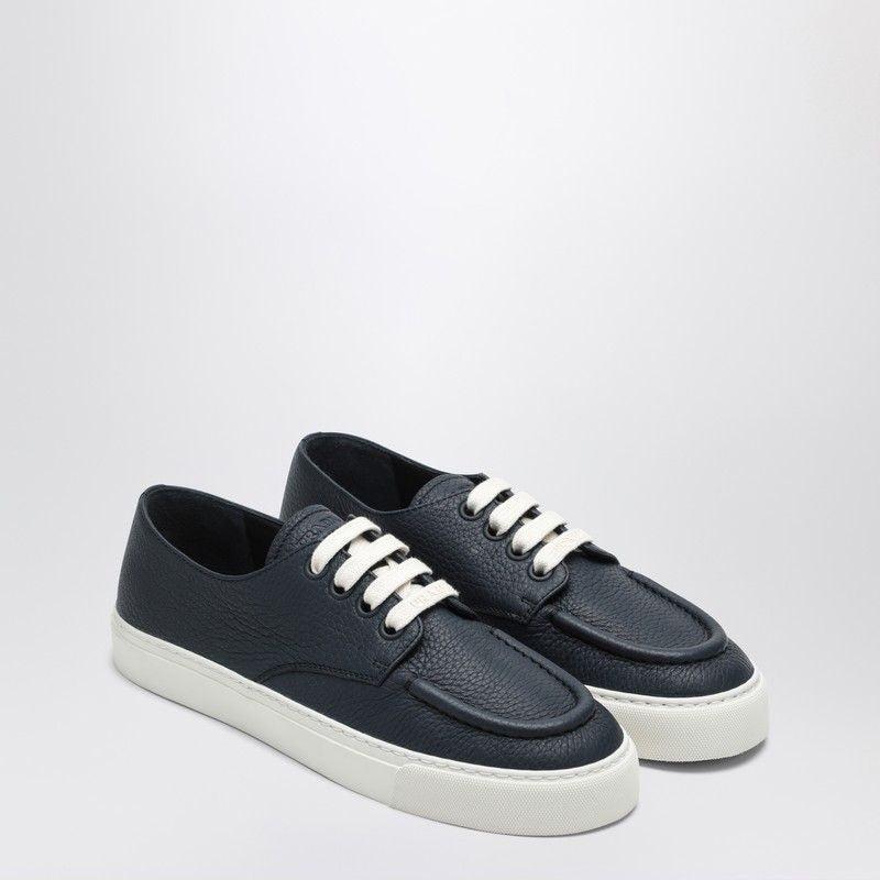 スニーカー PRADA BLUE BALTIC HAMMERED LEATHER SNEAKER Prada Baltic Hammered Leather Sneaker in Blue for Men | Lyst