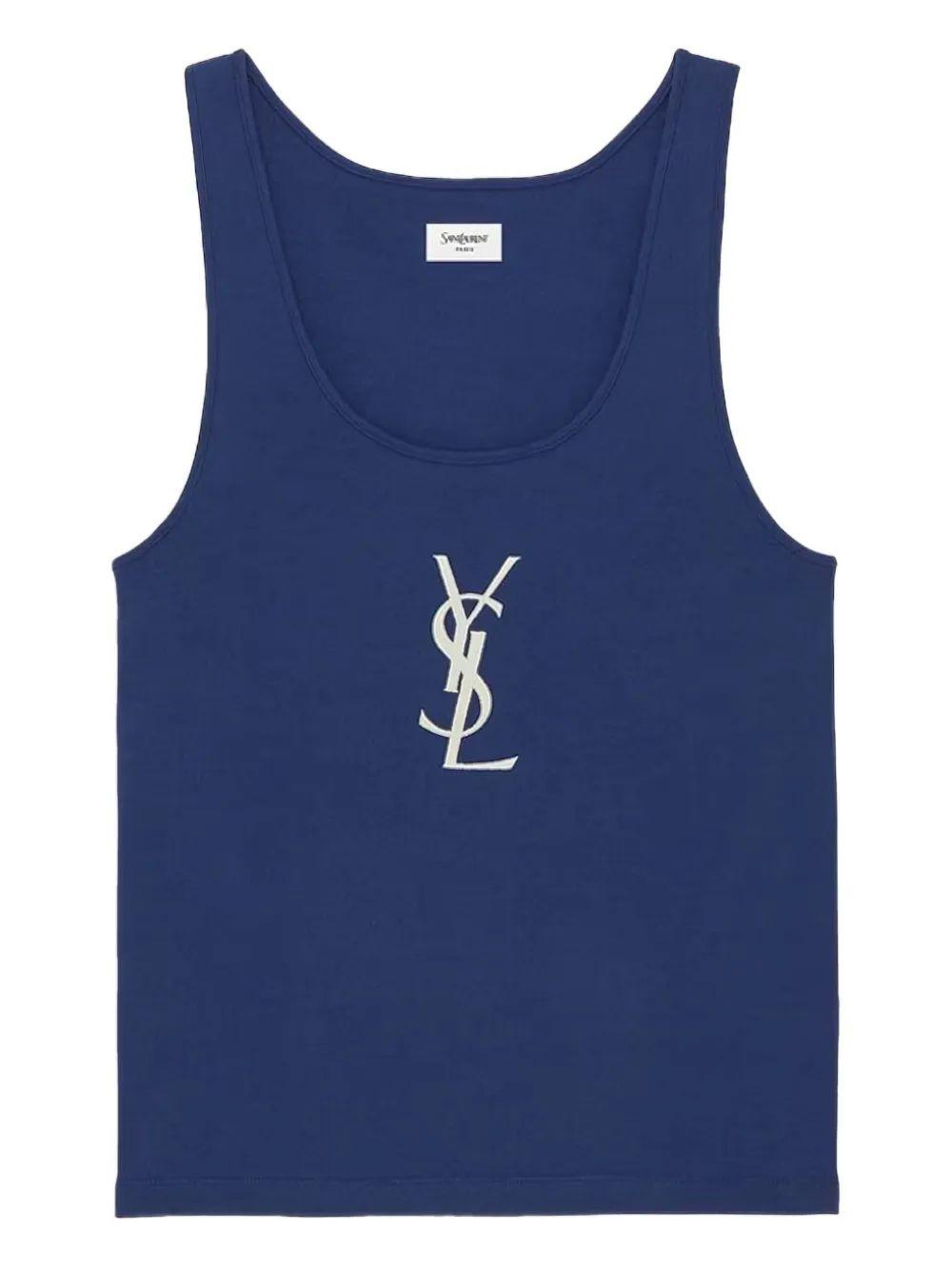 Women's Saint Laurent Sleeveless and tank tops | Lyst
