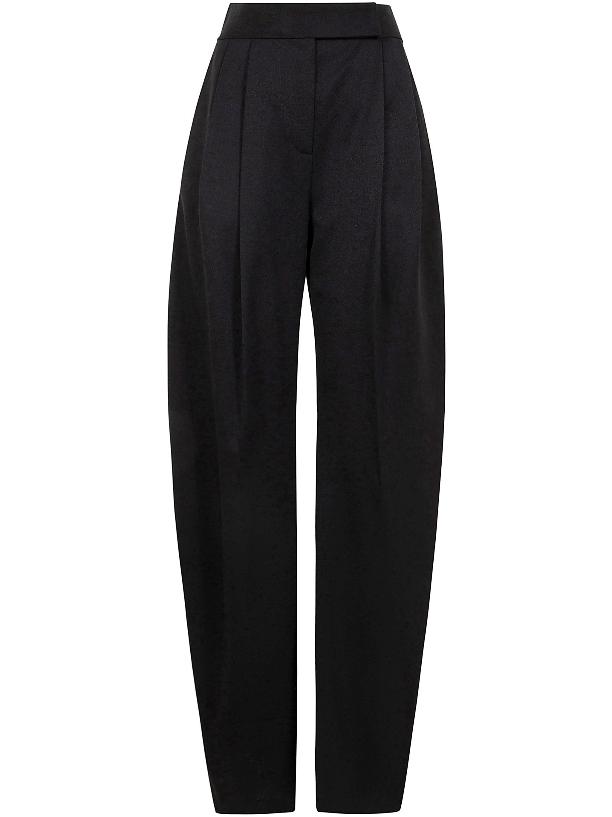 The Attico Gabardine Long Pants For in Black | Lyst