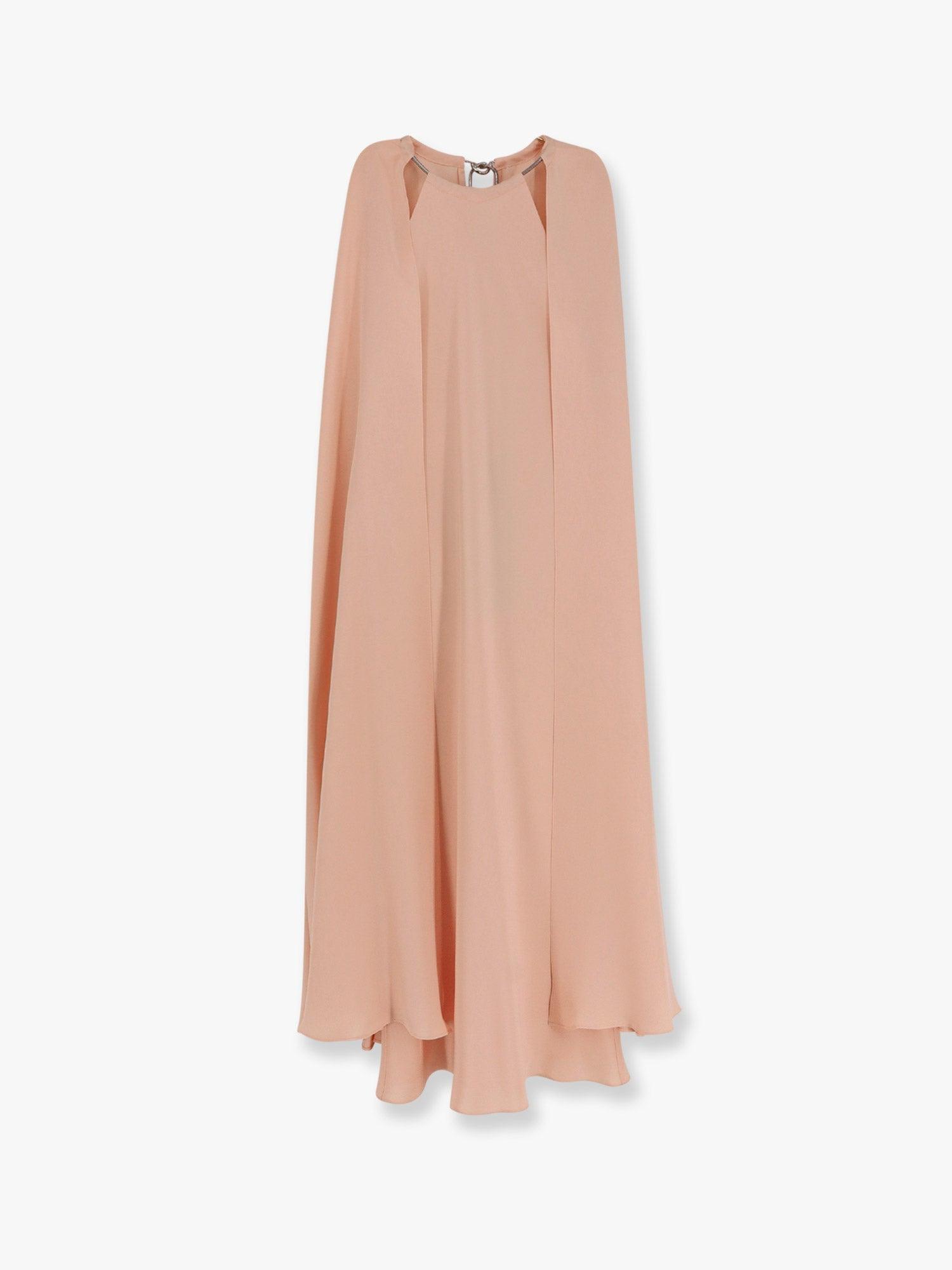 ワンピース MAX MARA Managua silk long dress with silk cape and l max-mara--Managua-Silk-Long-