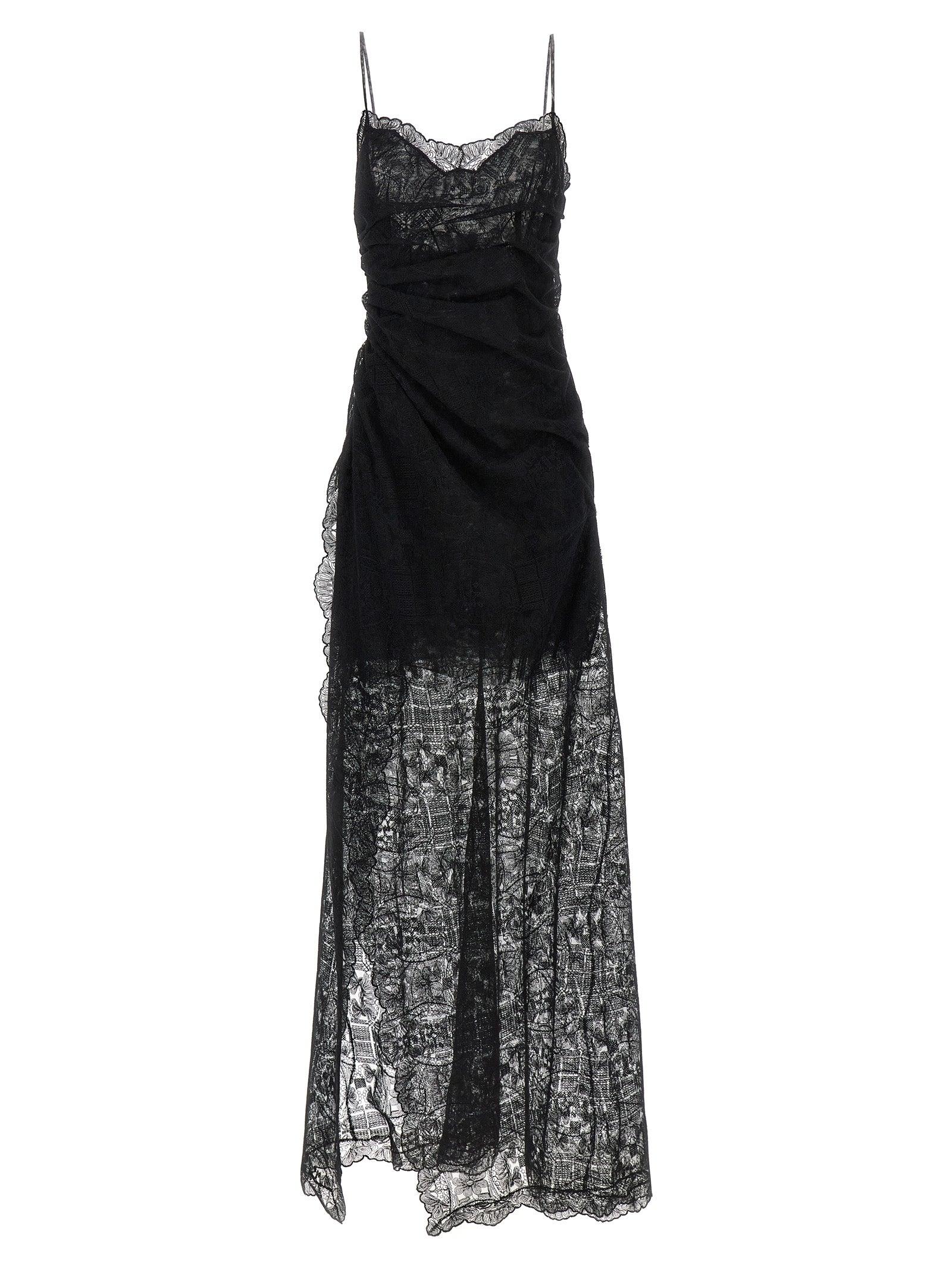 chinese dress ladies ERMANNO SCERVINO White Lace Size US 6 Long Dress