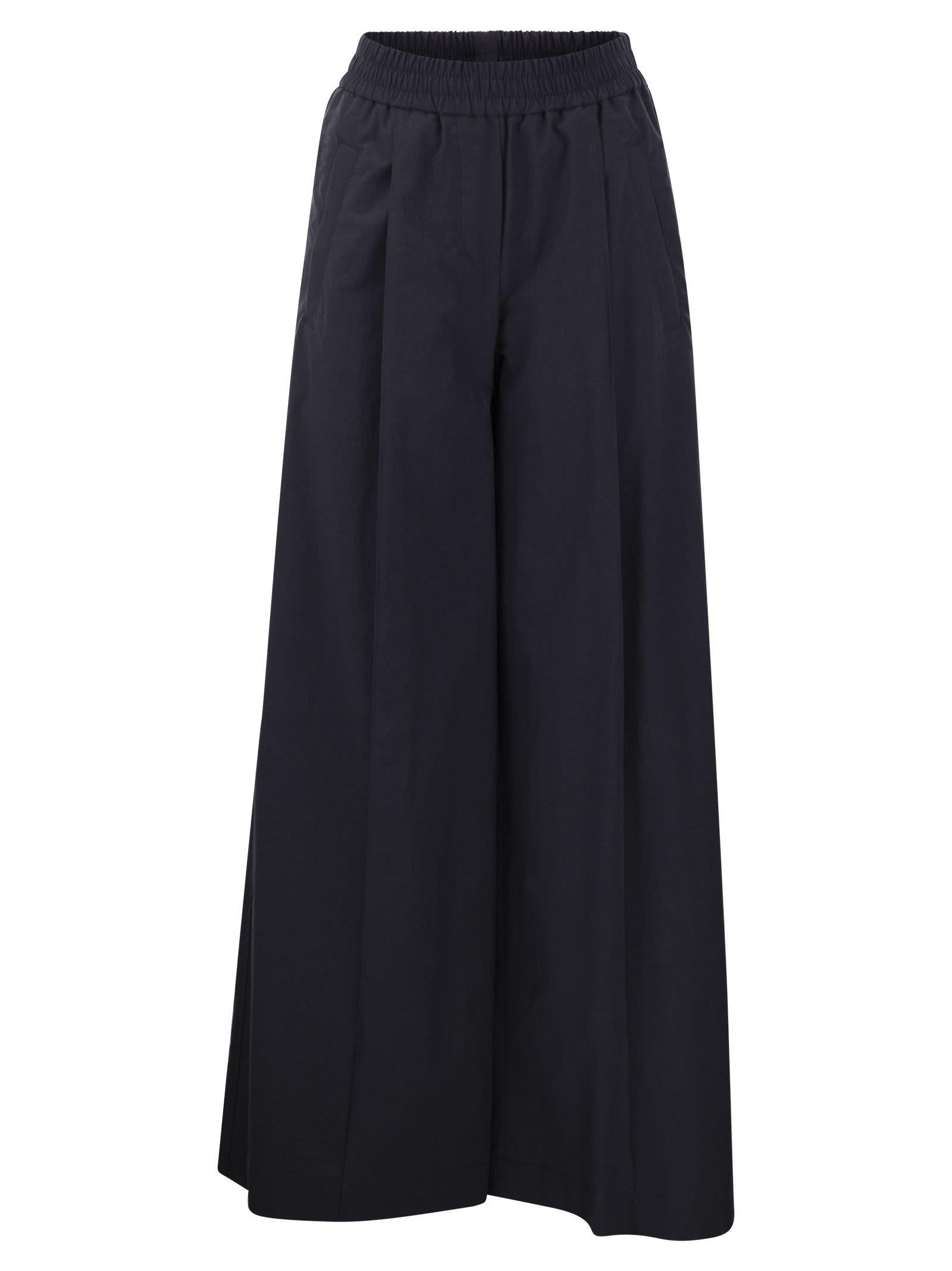 ボトムスその他 BRUNELLO CUCINELLI Relaxed light cotton trousers Brunello Cucinelli Relaxed Light Cotton Trousers in Blue | Lyst