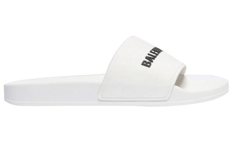 Balenciaga Pool Slide Bal Logo in Black | Lyst