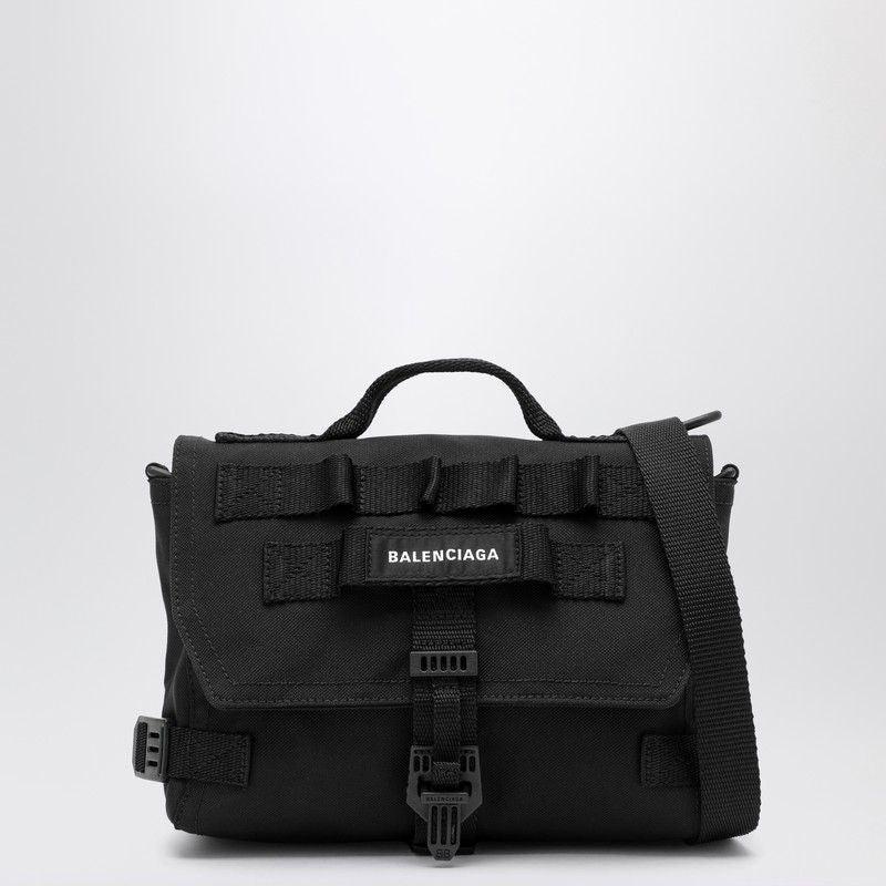 Balenciaga Small Messenger Bag Army in Black for Men | Lyst