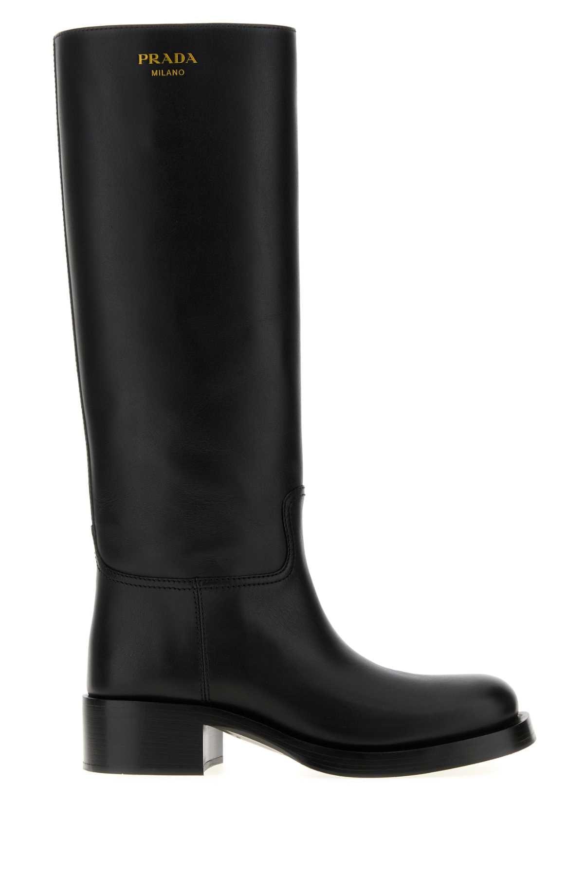 Women's Prada Knee-high boots | Lyst