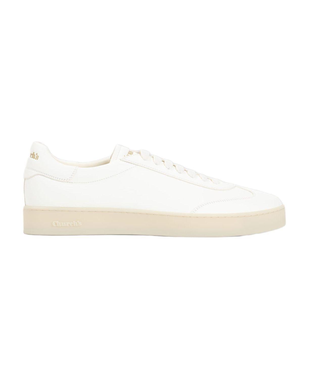 スニーカー Church'S White Nappa Leather Ludlow 3 Sneakers Ivory Nappa Leather Slip-on Sneaker | Church's