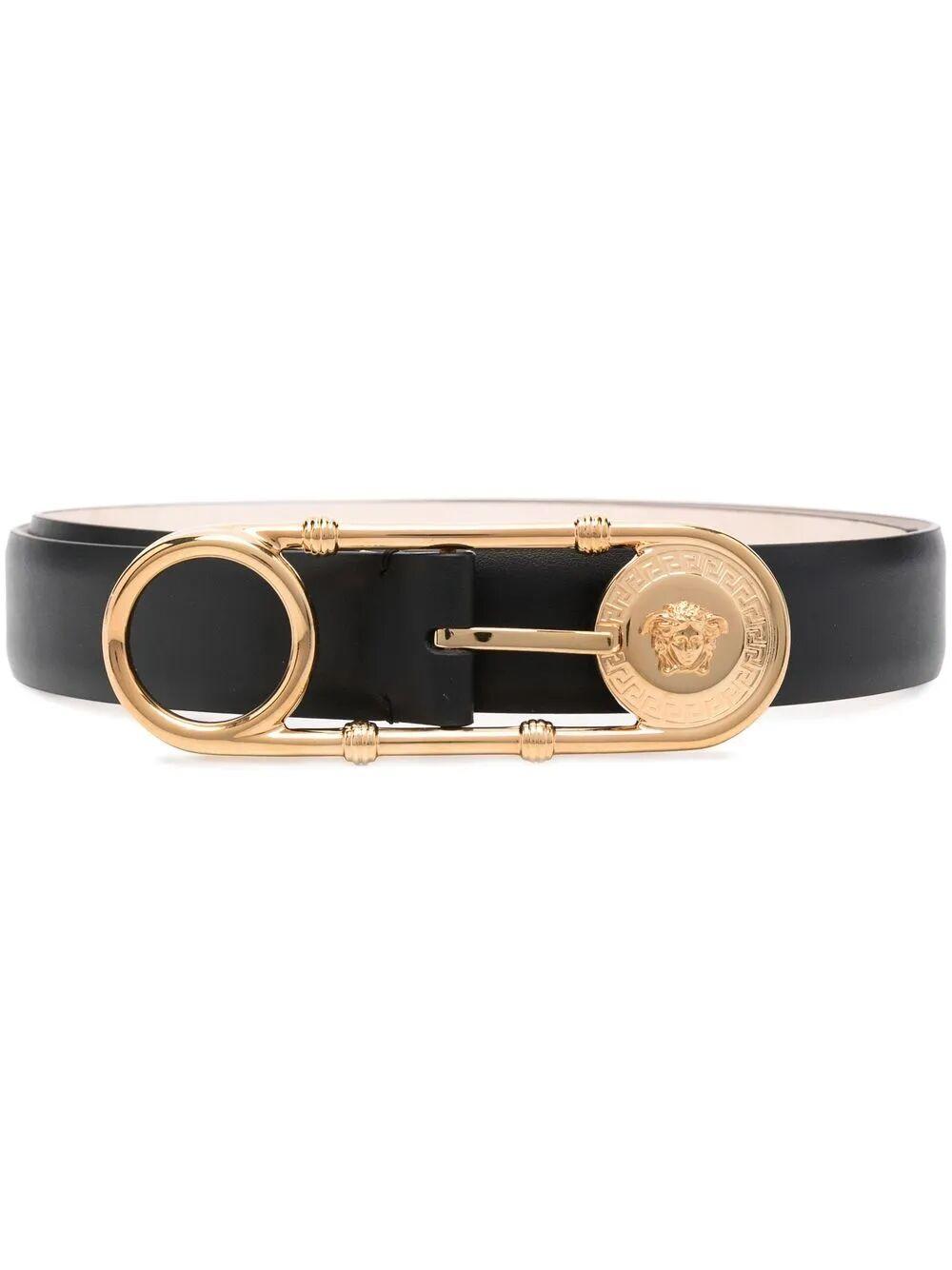 Versace Belt H.30 Calf Leather in Brown | Lyst display picture 1