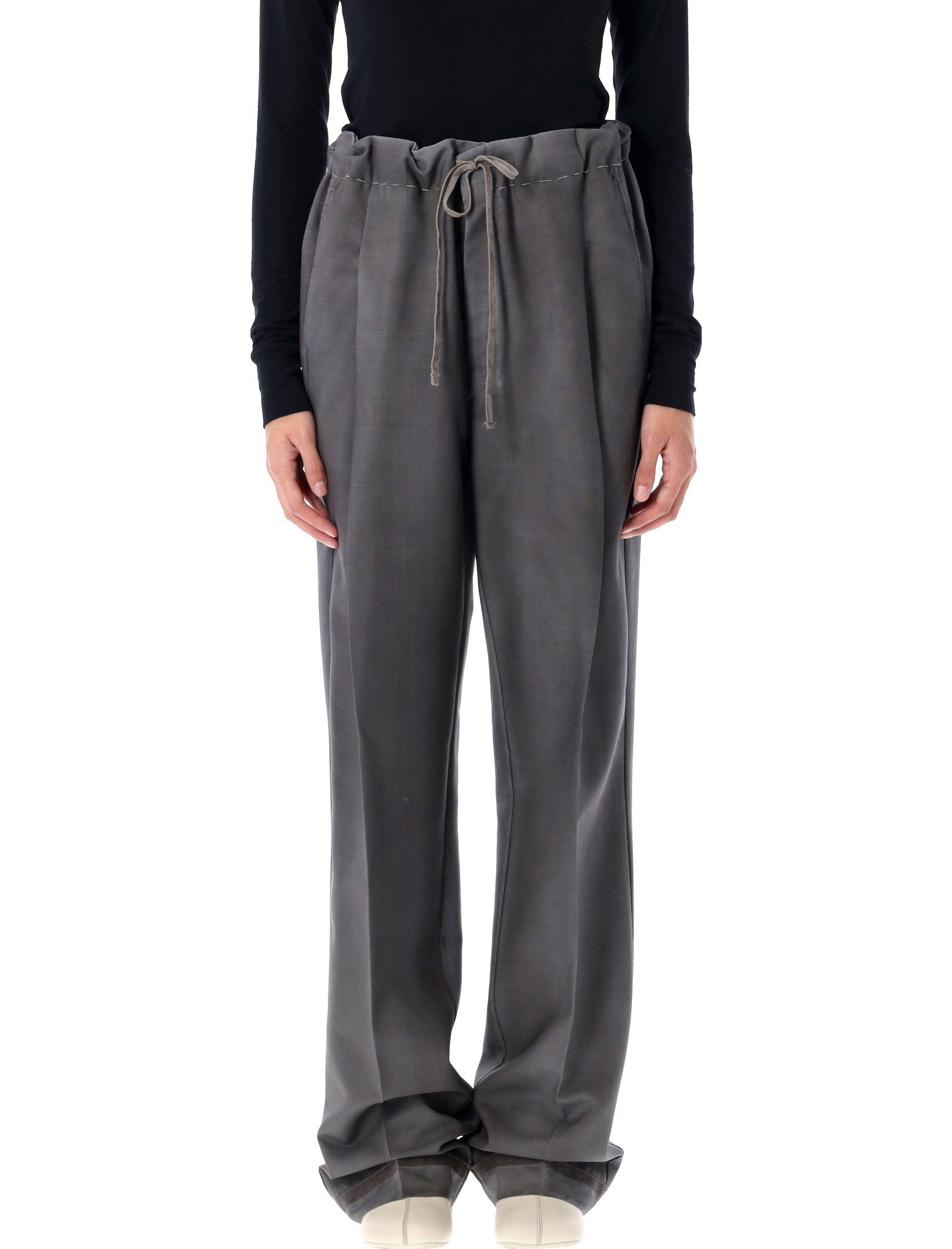 Maison Margiela Wool Mohair Trousers in Black for Men | Lyst Maison Margiela Wool Mohair Trousers in Black for Men | Lyst