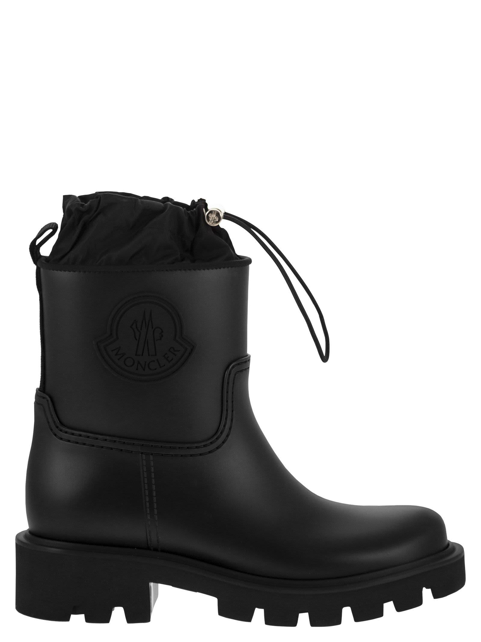 【関税&送料込】Moncler Stivaletto Pioggia Kickstream Moncler Kickstream Rain Boots in Black for Men | Lyst
