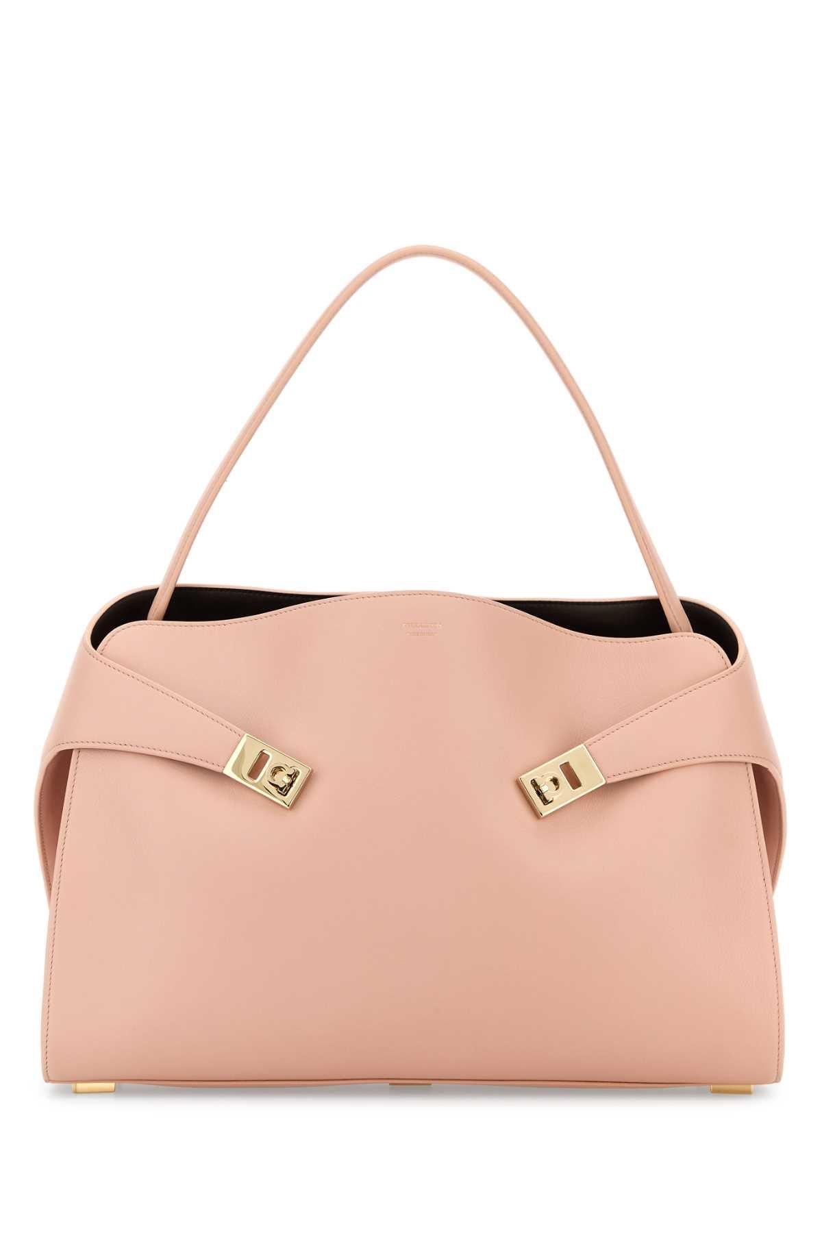 トートバッグ SALVATORE FERRAGAMO Pink Leather Large Hug Soft Shoulder Bag Ferragamo Salvatore Leather Large Hug Soft Shoulder Bag in