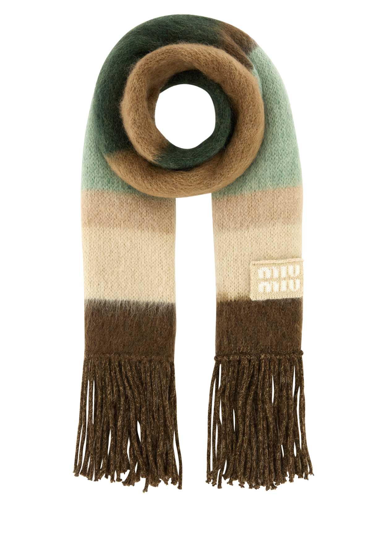 Miu Miu Scarves And Foulards in Green | Lyst