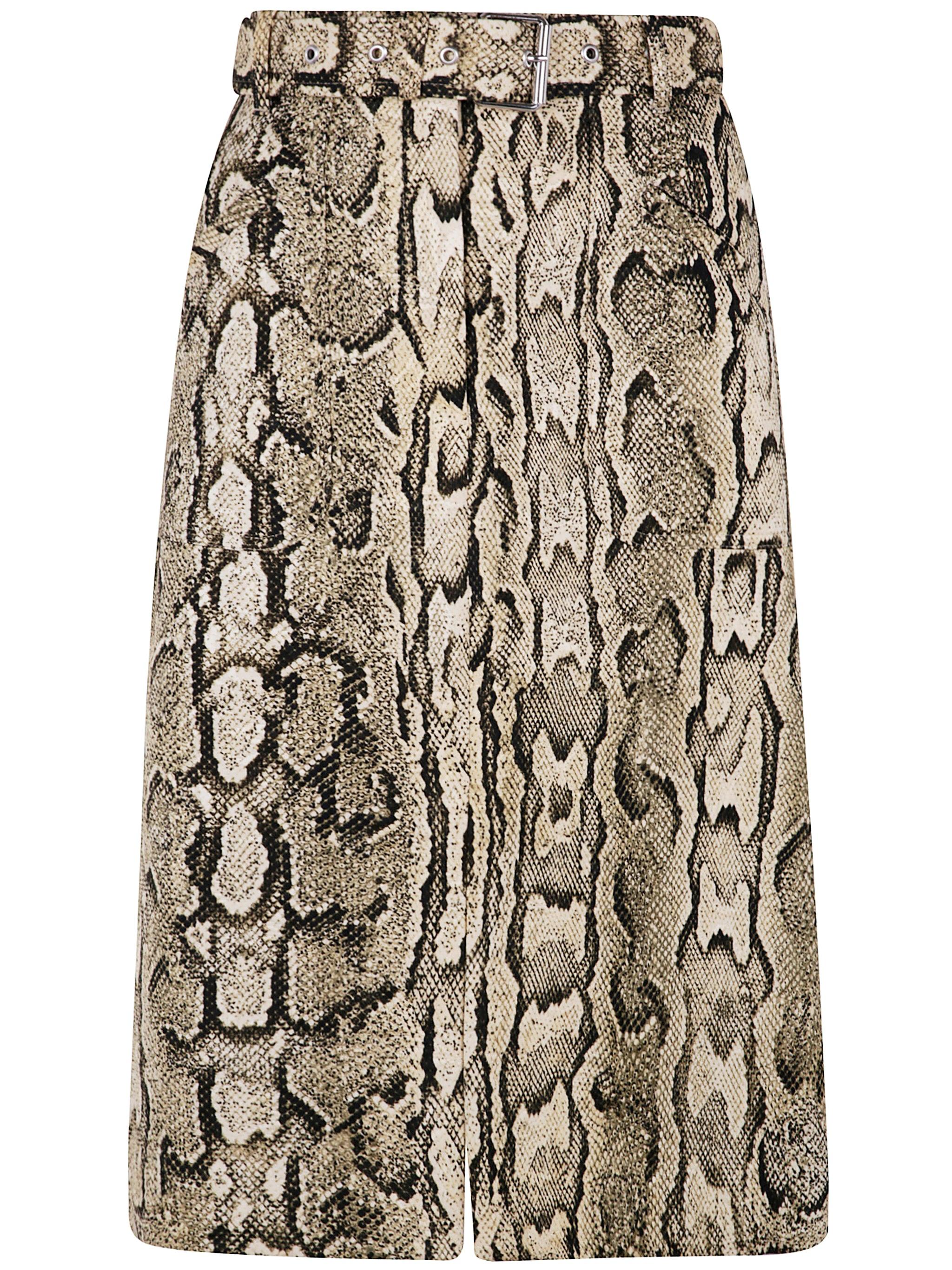 Dries Van Noten Cheraz Midi Skirt in Natural | Lyst