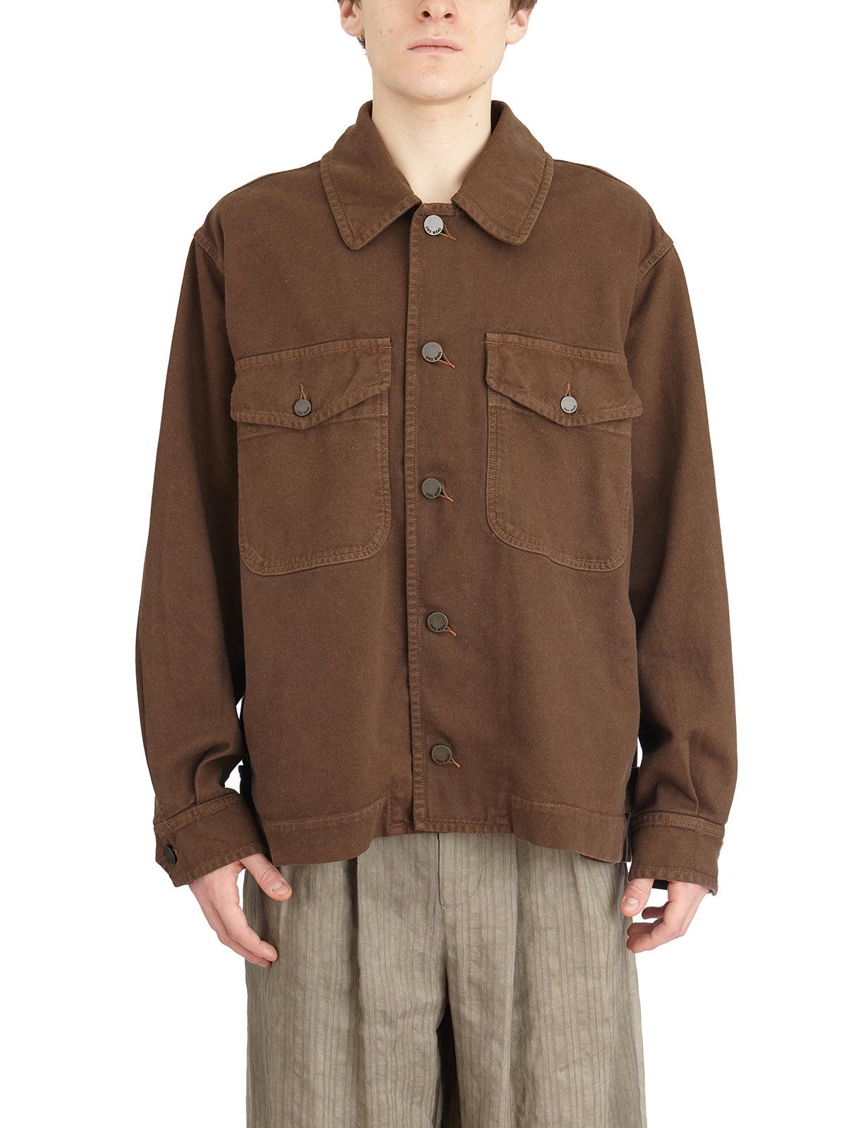 ジャケットその他 UMA WANG Men Jacket LUM6512UW243 Brown Uma Wang Casual jackets for Men | Online Sale up to 60% off