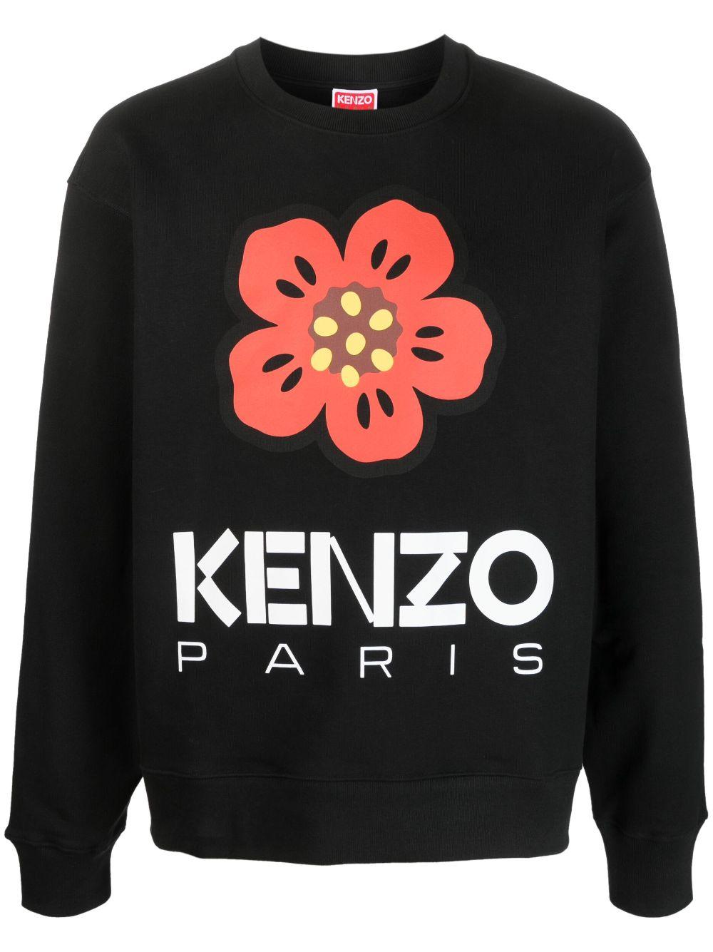 パーカー・フーディ Kenzo Relaxed Fit Floral Graphic Sweatshirt KENZO x Nigo Boke Flower Oversized Hoodie White Men's - SS22