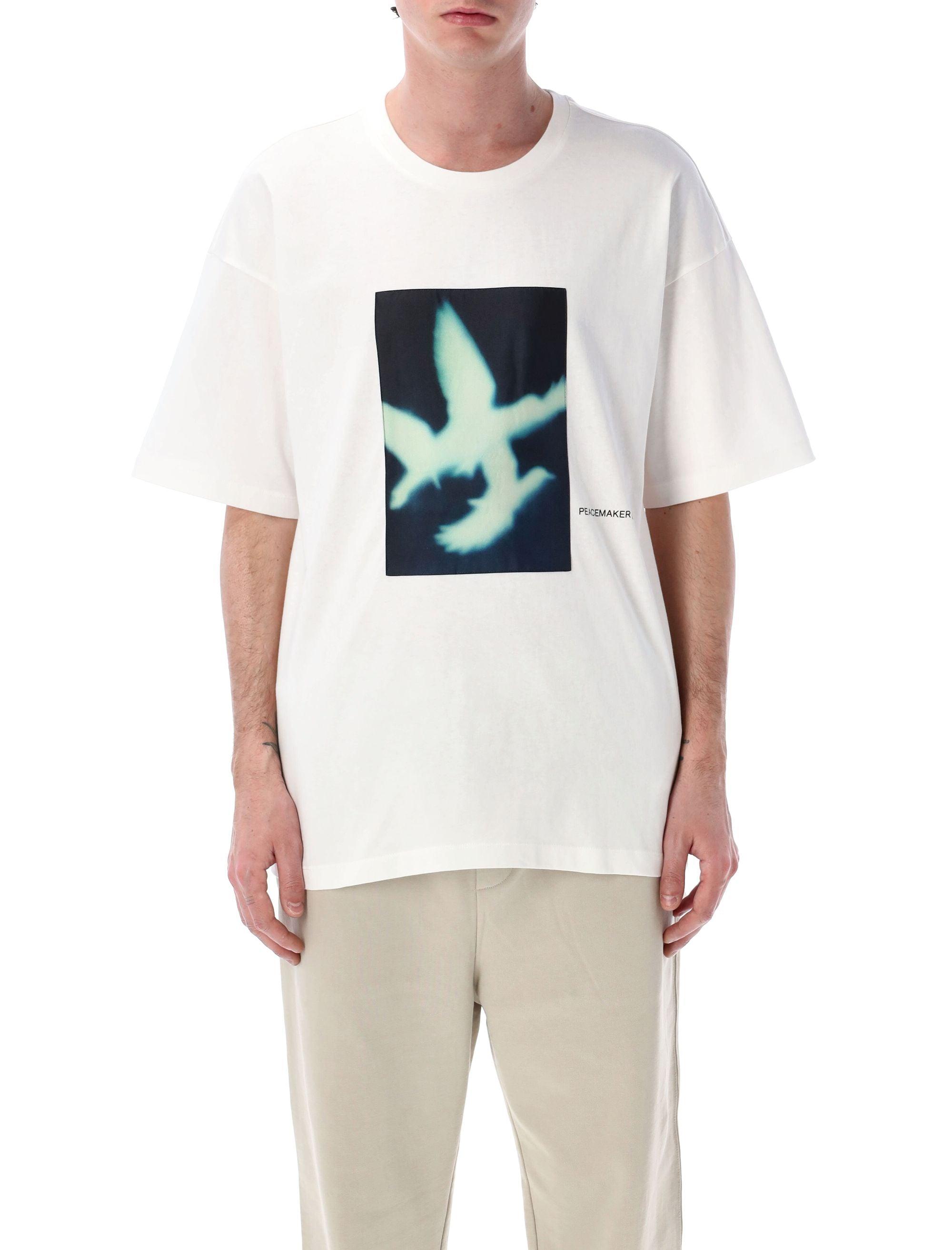 Tシャツ・カットソー OAMC Men T Shirts PCM1OT06AJE003002 WHT WHITE T-shirts | OAMC