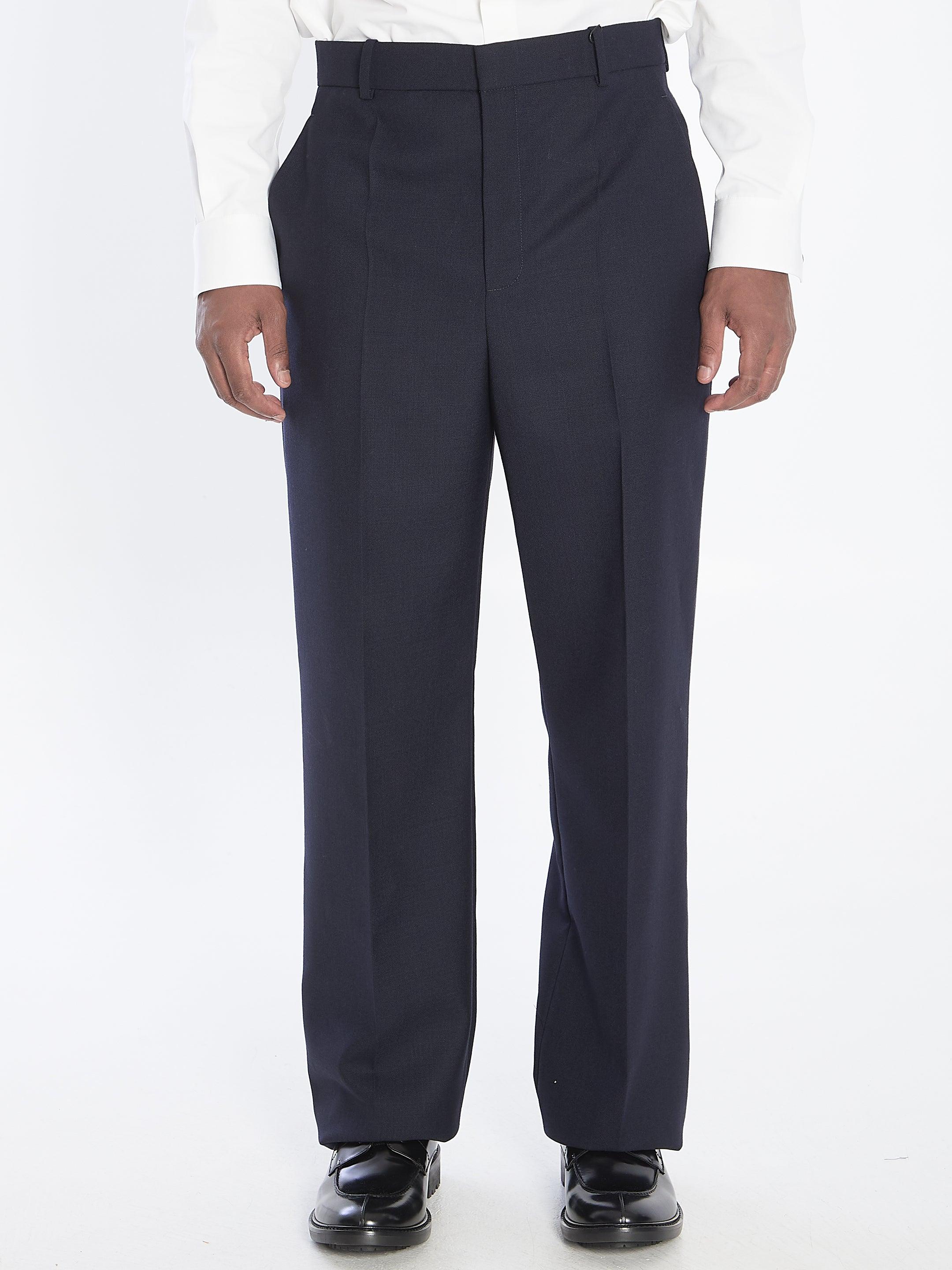 【送料&関税込】Saint Laurent Concealed Trousers YVES SAINT LAURENT / イヴサンローラン | ウールワンタック
