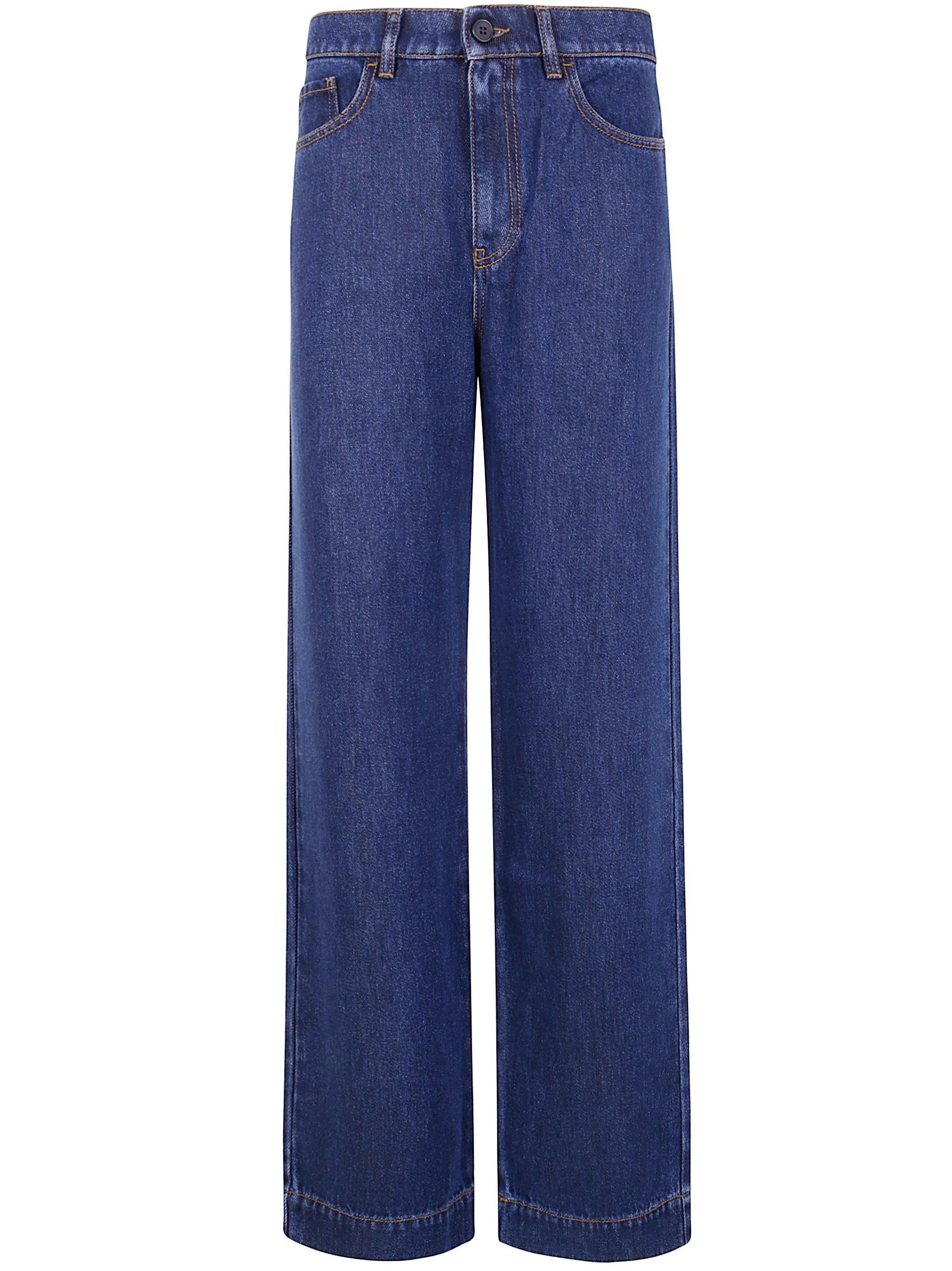 デニム・ジーパン P.A.R.O.S.H. Wide-Leg Denim Jeans P.A.R.O.S.H. Wide-leg jeans for Women | Online Sale up to 70
