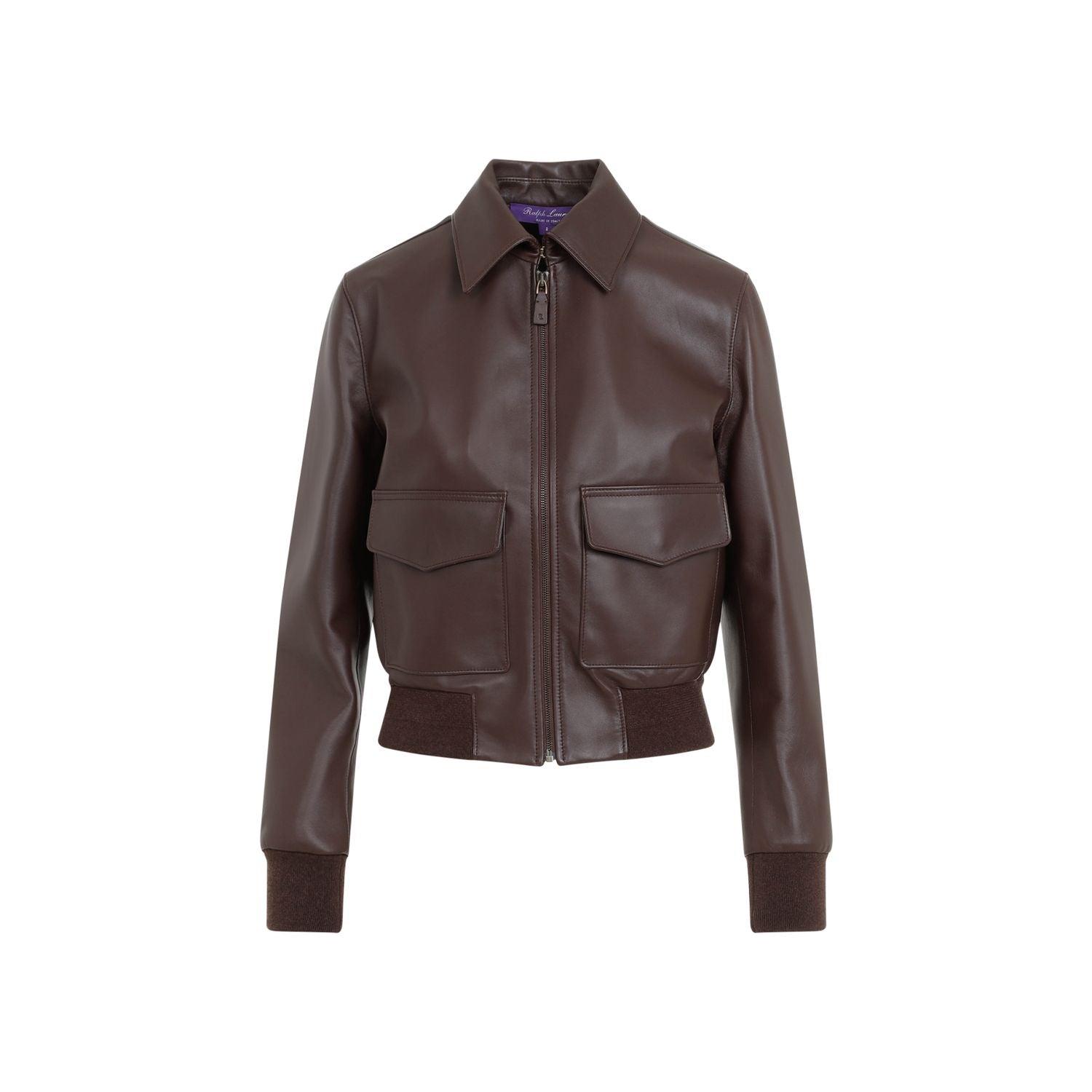 Sullivan Leather Zip-Up Jacket