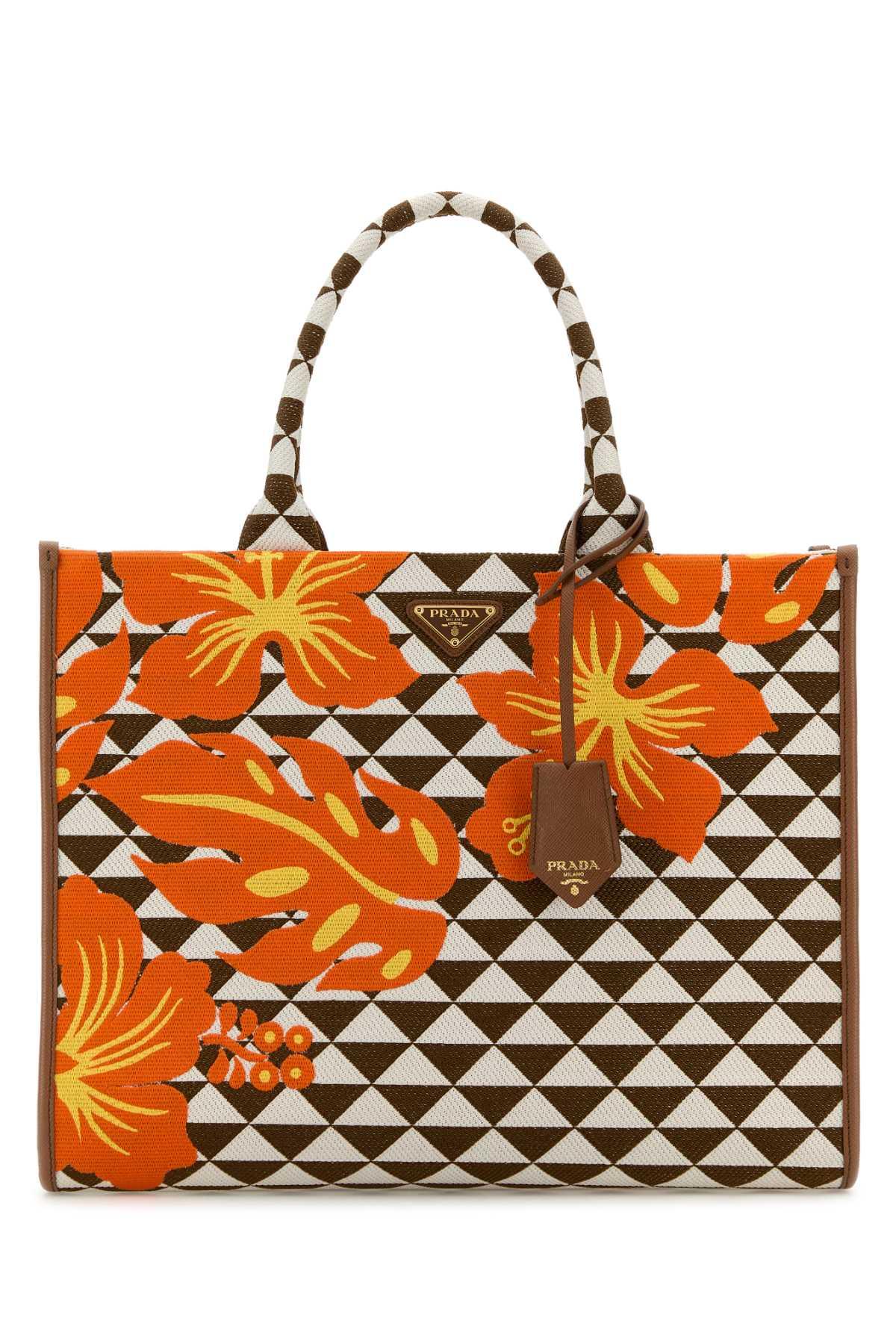 Prada Handbags in Orange | Lyst