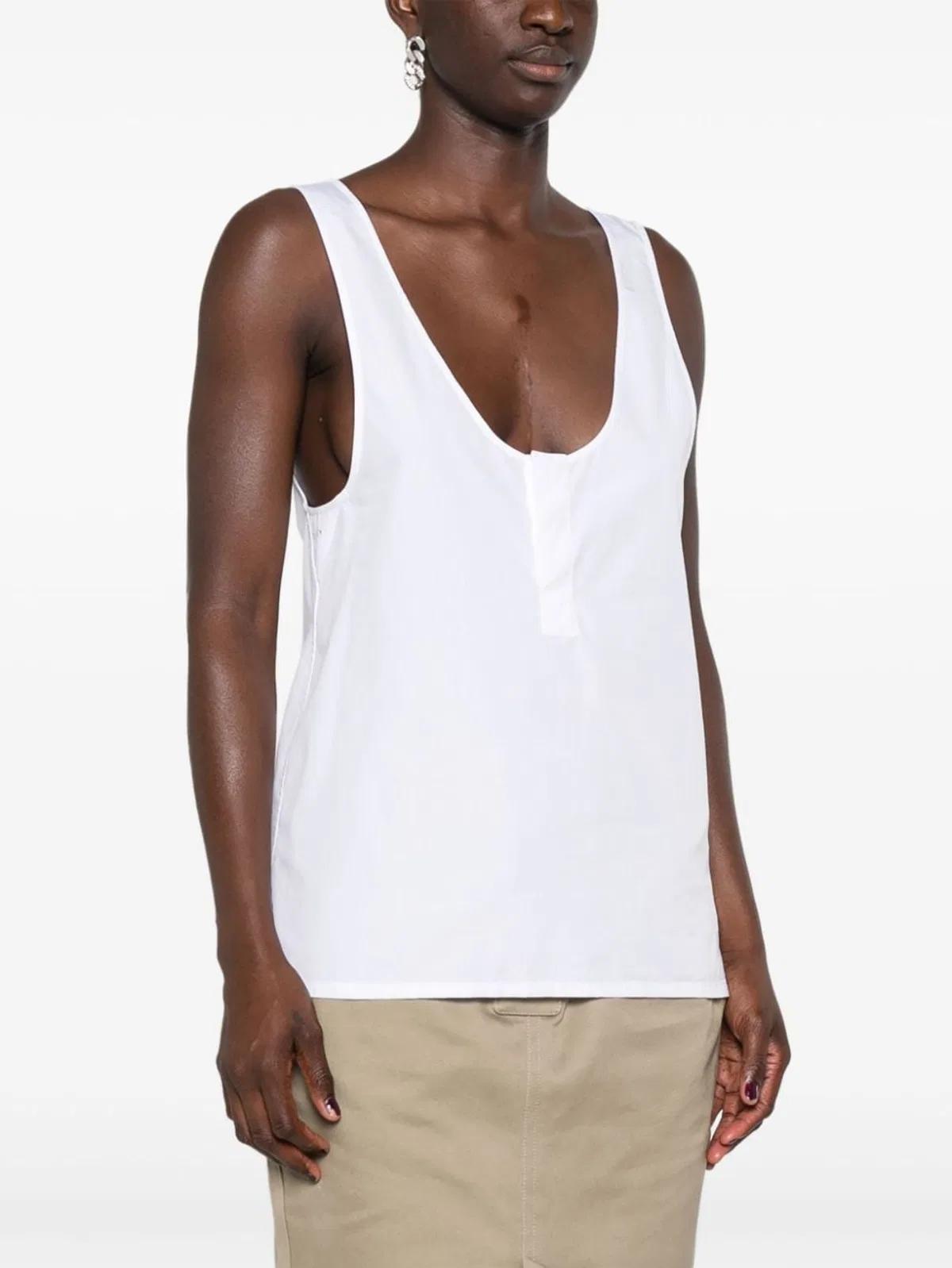 Women's Saint Laurent Sleeveless and tank tops | Lyst