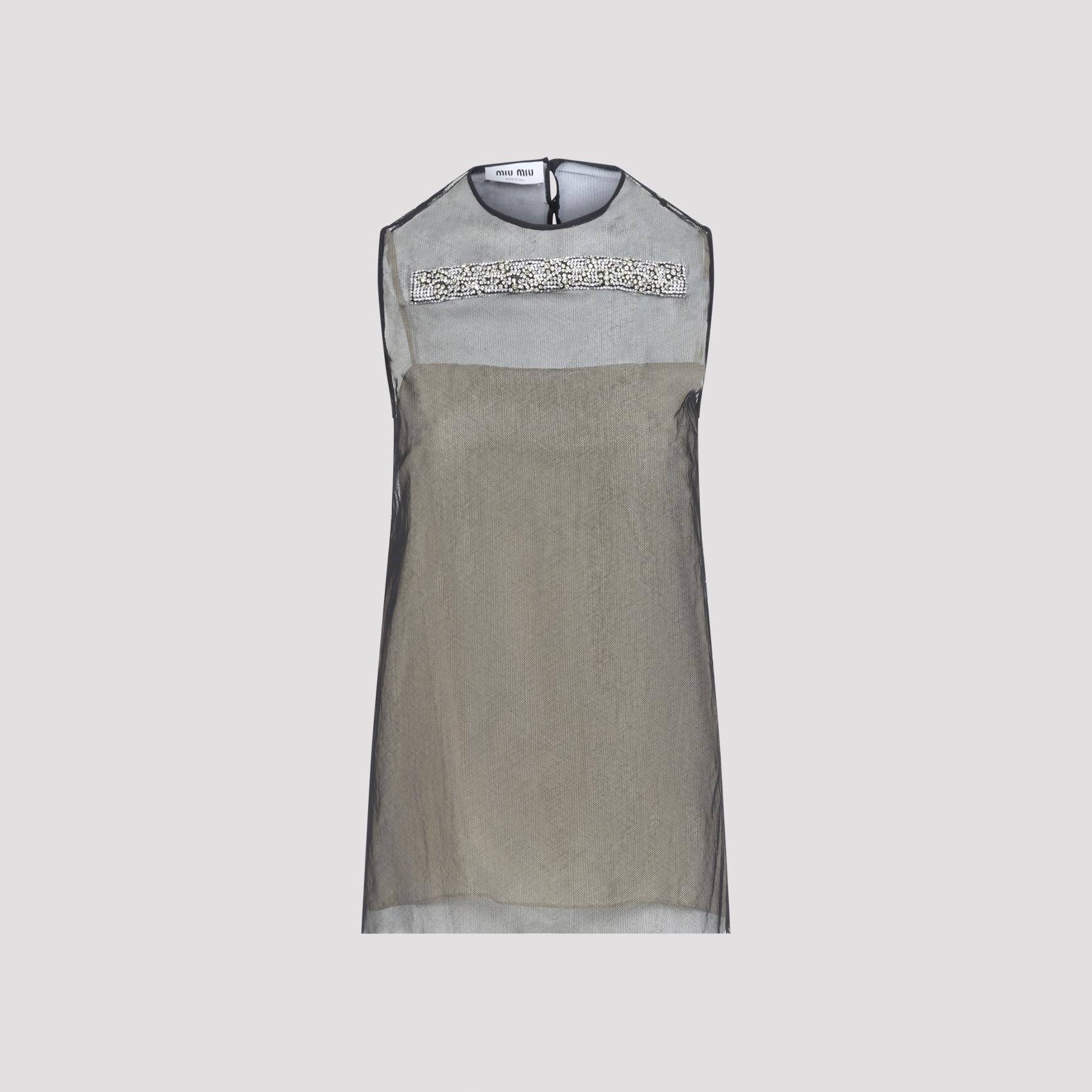 Miu Miu Sleeveless and tank tops for Women | Online Sale up to 62