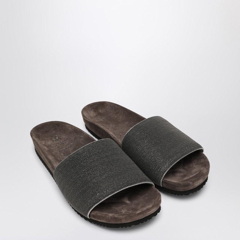 BRUNELLO CUCINELLIレディースサンダル Leather sandals for women | Brunello Cucinelli