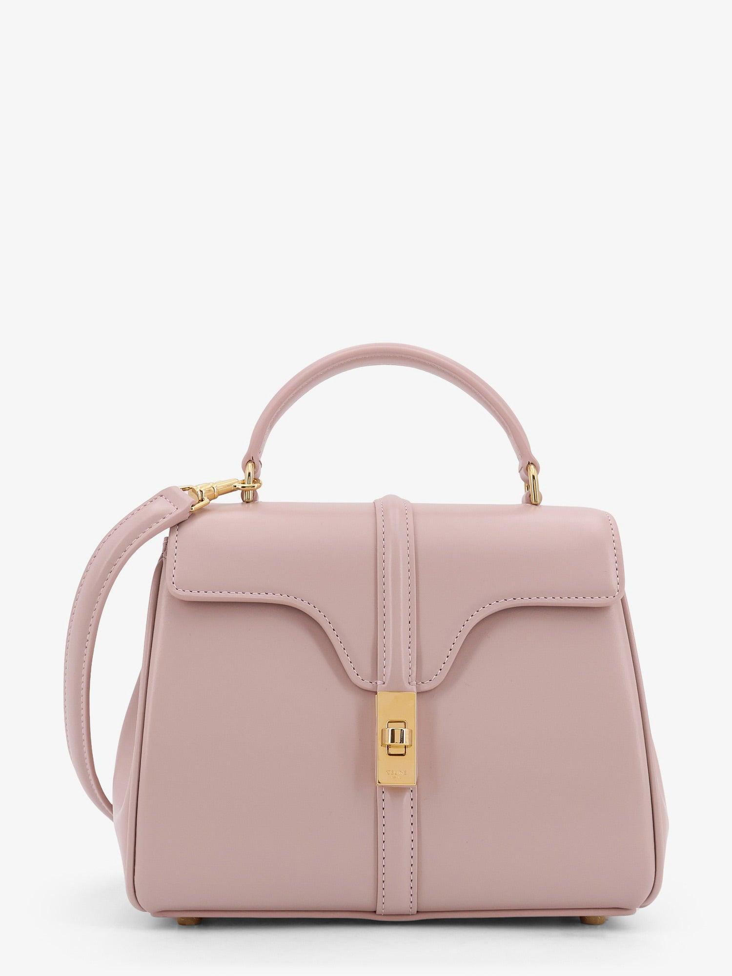 ハンドバッグ CELINE Mini 16 leather shoulder bag Celine Mini 16 Leather Shoulder Bag in Pink | Lyst