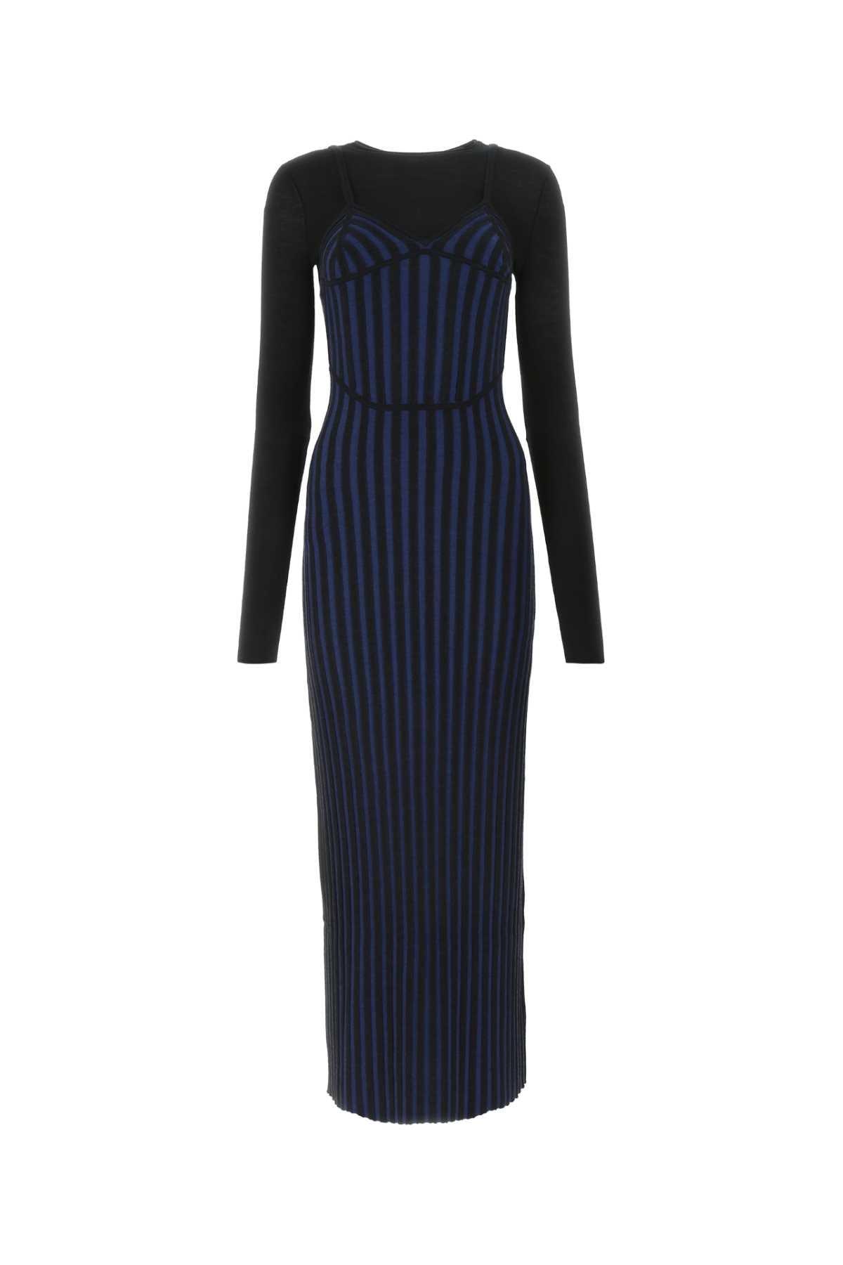 dion lee blue dress Dion Lee Bias Weave Cowl Dress Silk Satin Ultra Blue (For Hire) EKOLUV