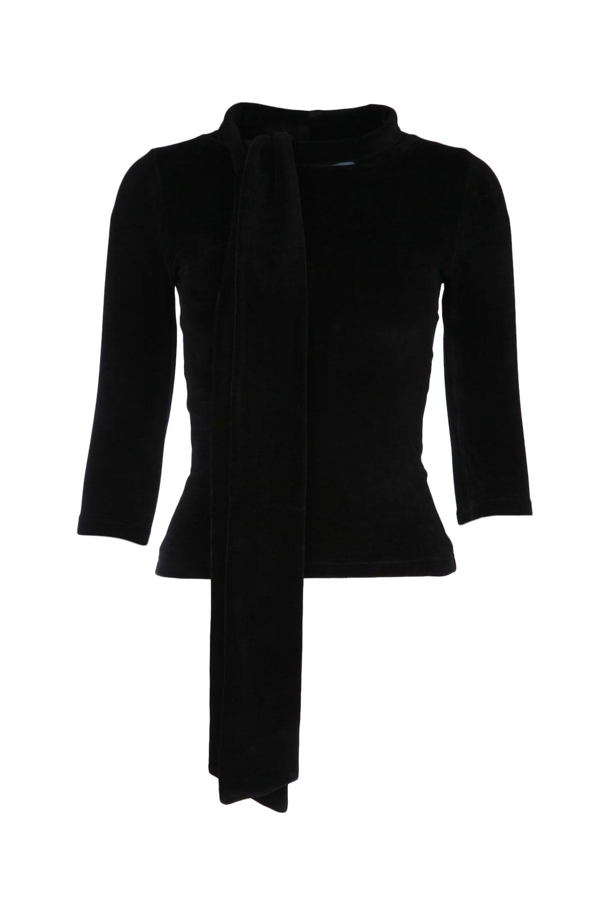 Tシャツ・カットソー BALENCIAGA FW23 Scarf Turtleneck (768074TNV61 1000) Balenciaga Scarf Turtleneck in Black | Lyst