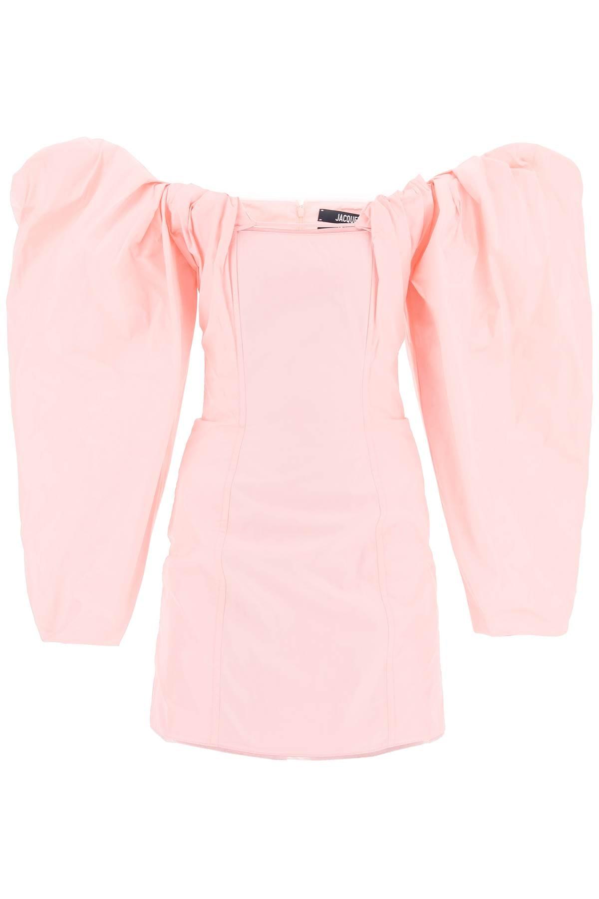 Jacquemus Chic Taffeta Mini Dress For in Pink Lyst