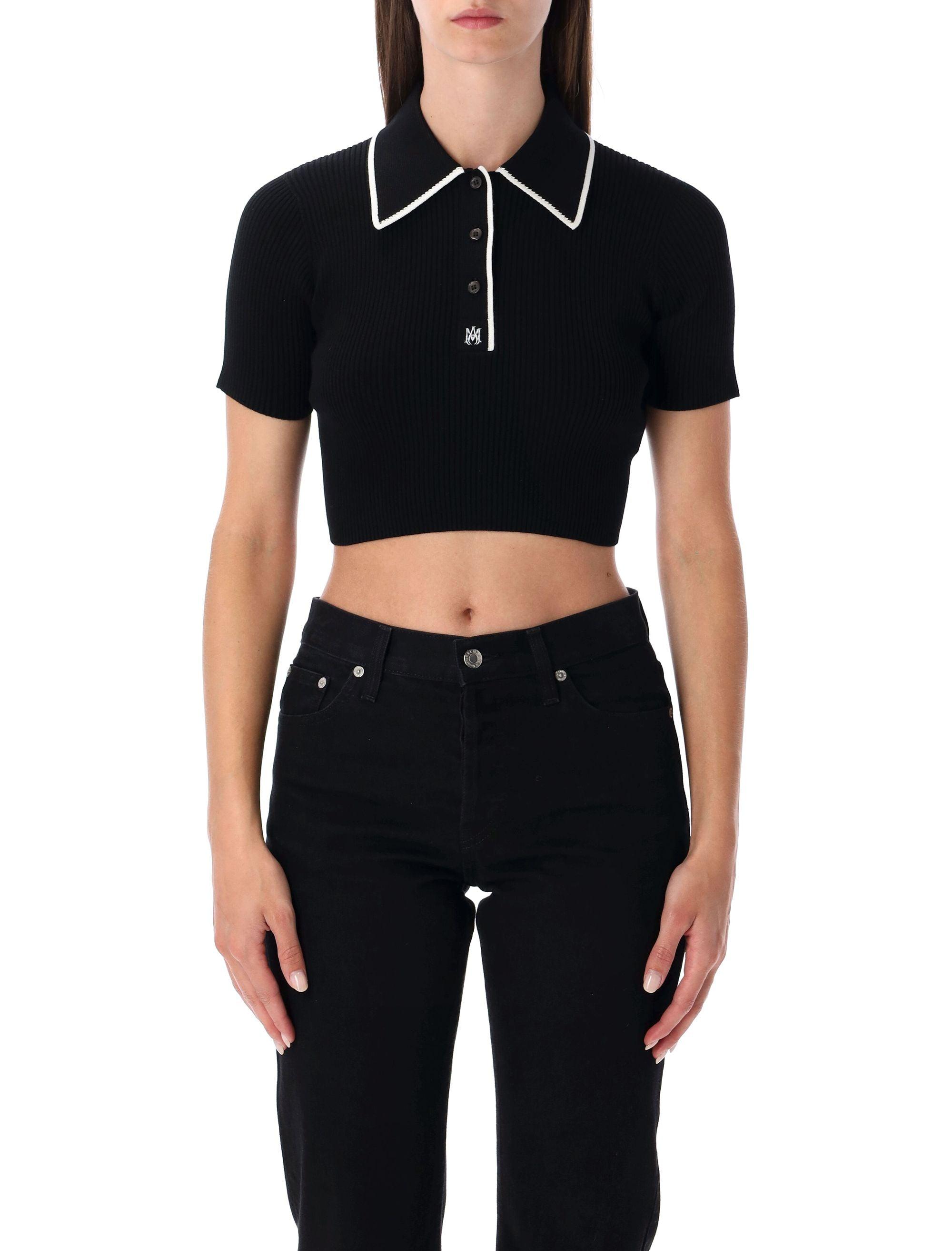 Tシャツ・カットソー AMIRI Woman Polo Shirt Violet AWKNPO1007 BURGUNDY 104275-Maroon-HTF.jpg?v=1628089735