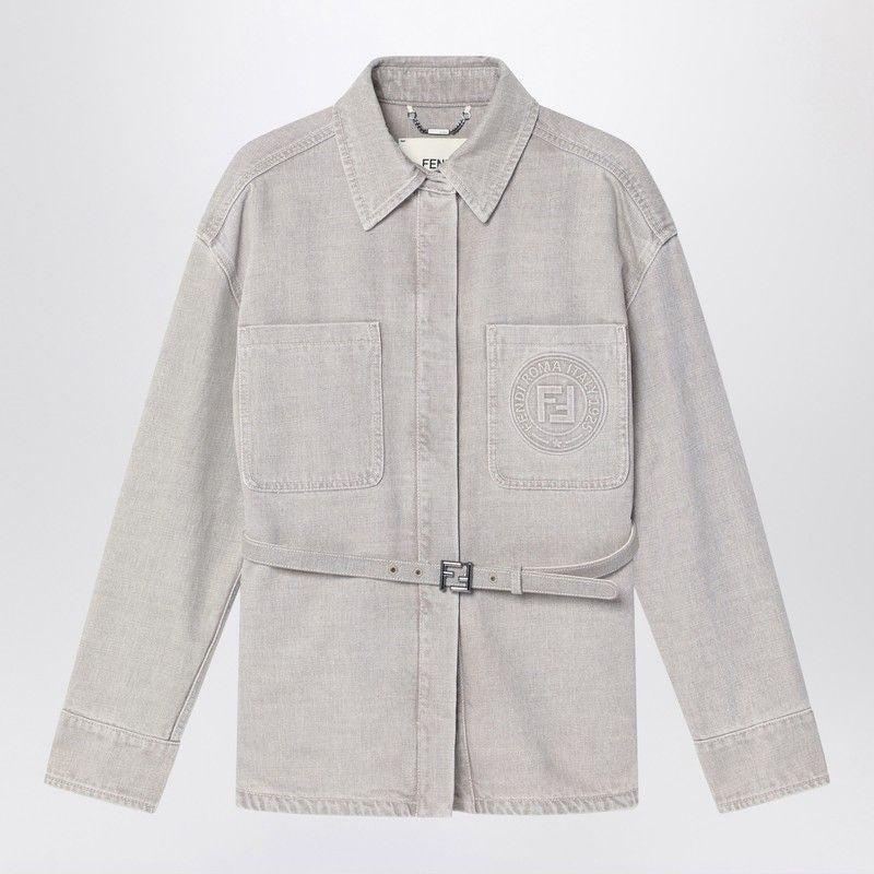 Fendi Go-To ジャケット Fendi Go-To Jacket in Gray | Lyst