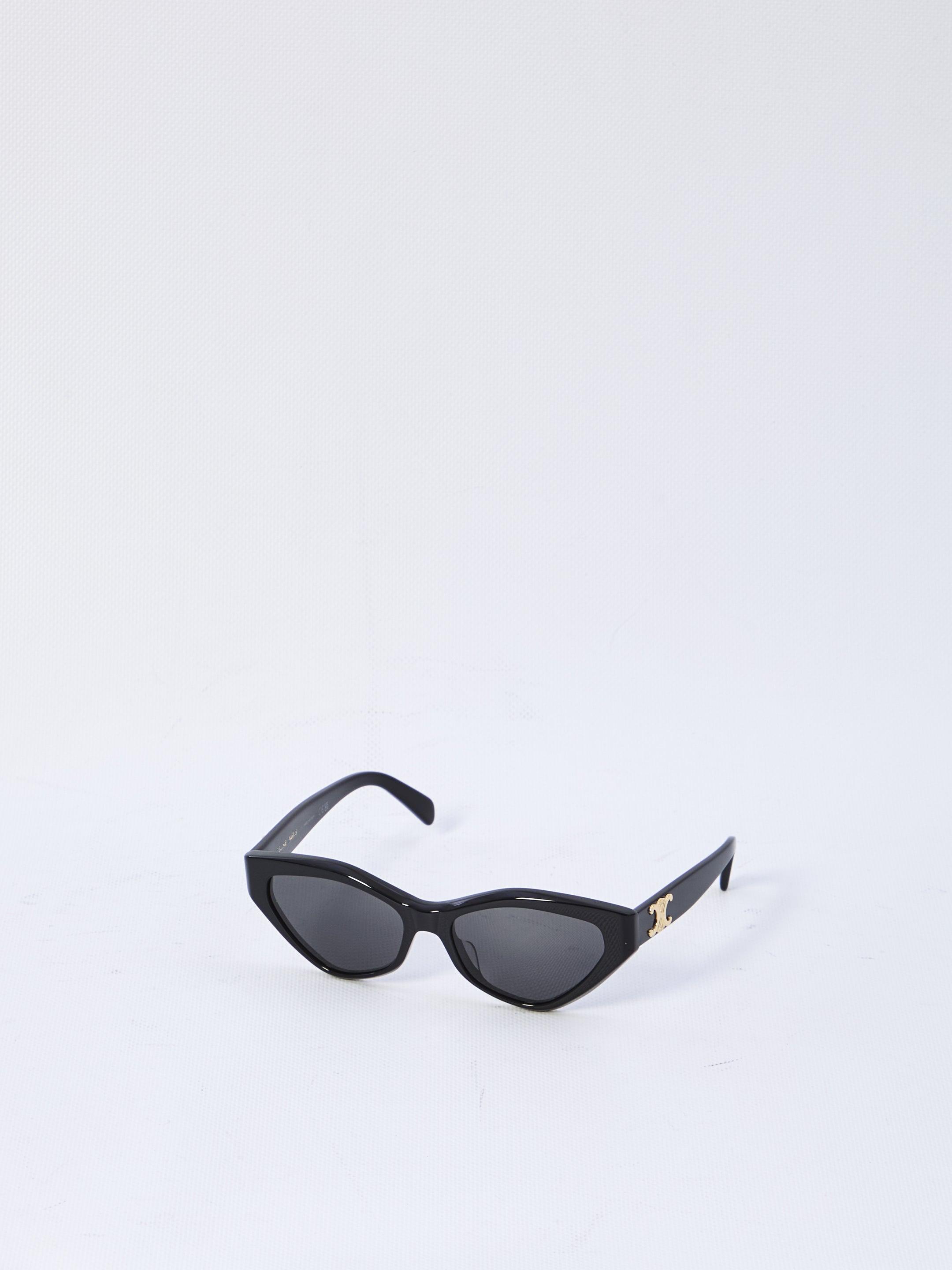 Celine Triomphe 17 Sunglasses in White | Lyst