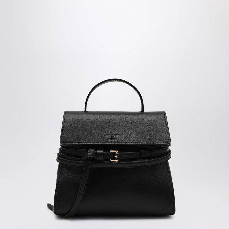 ショルダーバッグ・ポシェット MOSCHINO COUTURE Woman Shoulder bag Leather Moschino Leather buckle detail shoulder bag | The Fashion Square