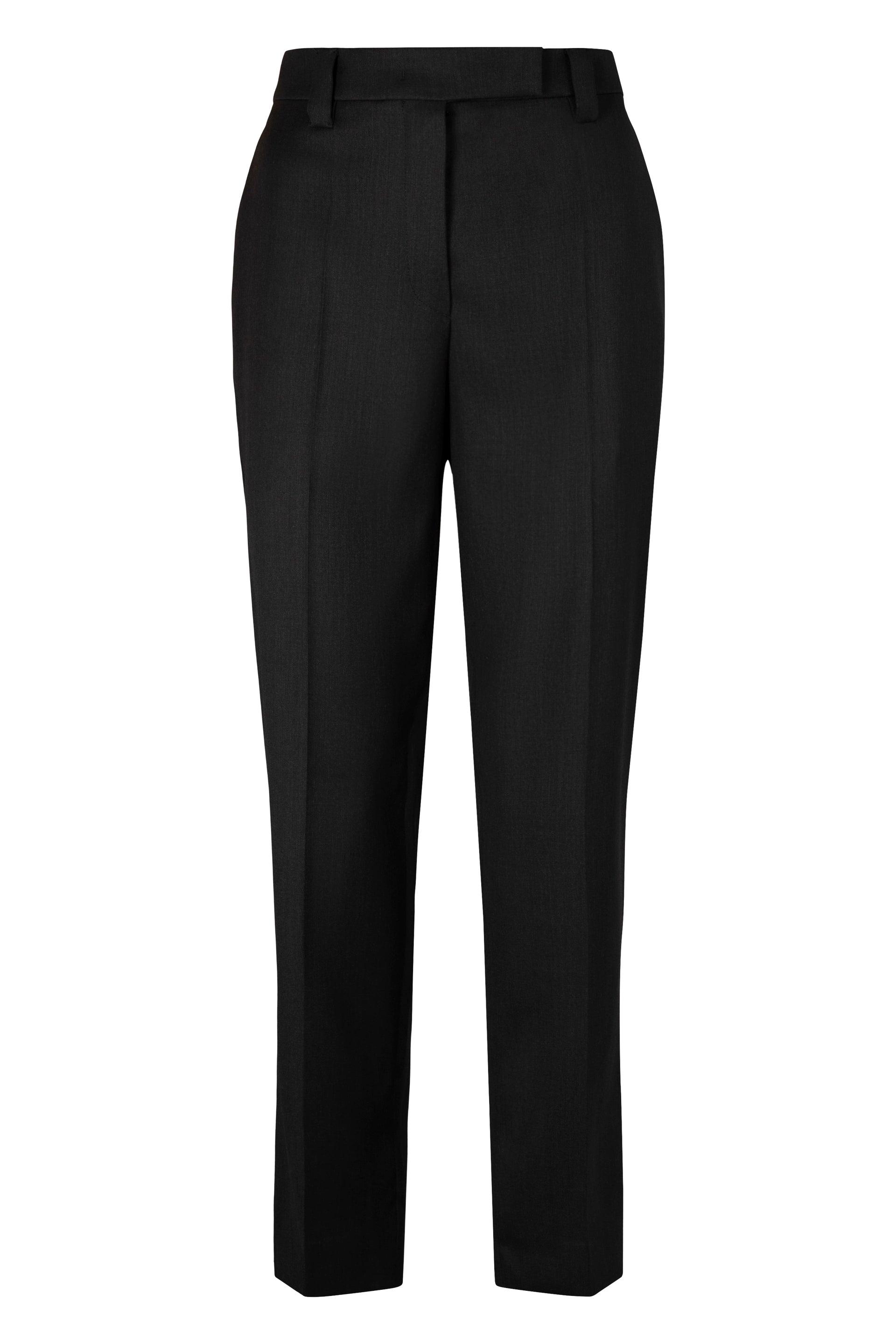2007s prada wool slacks black Designer Vintage Prada Pants for