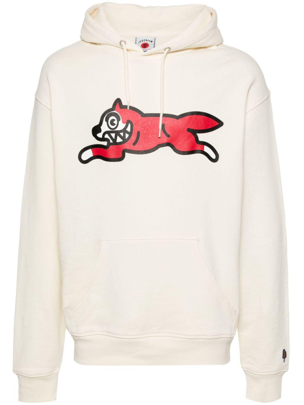 BBCICECREAM Running Dog Cotton Hoodie in White for Men Lyst