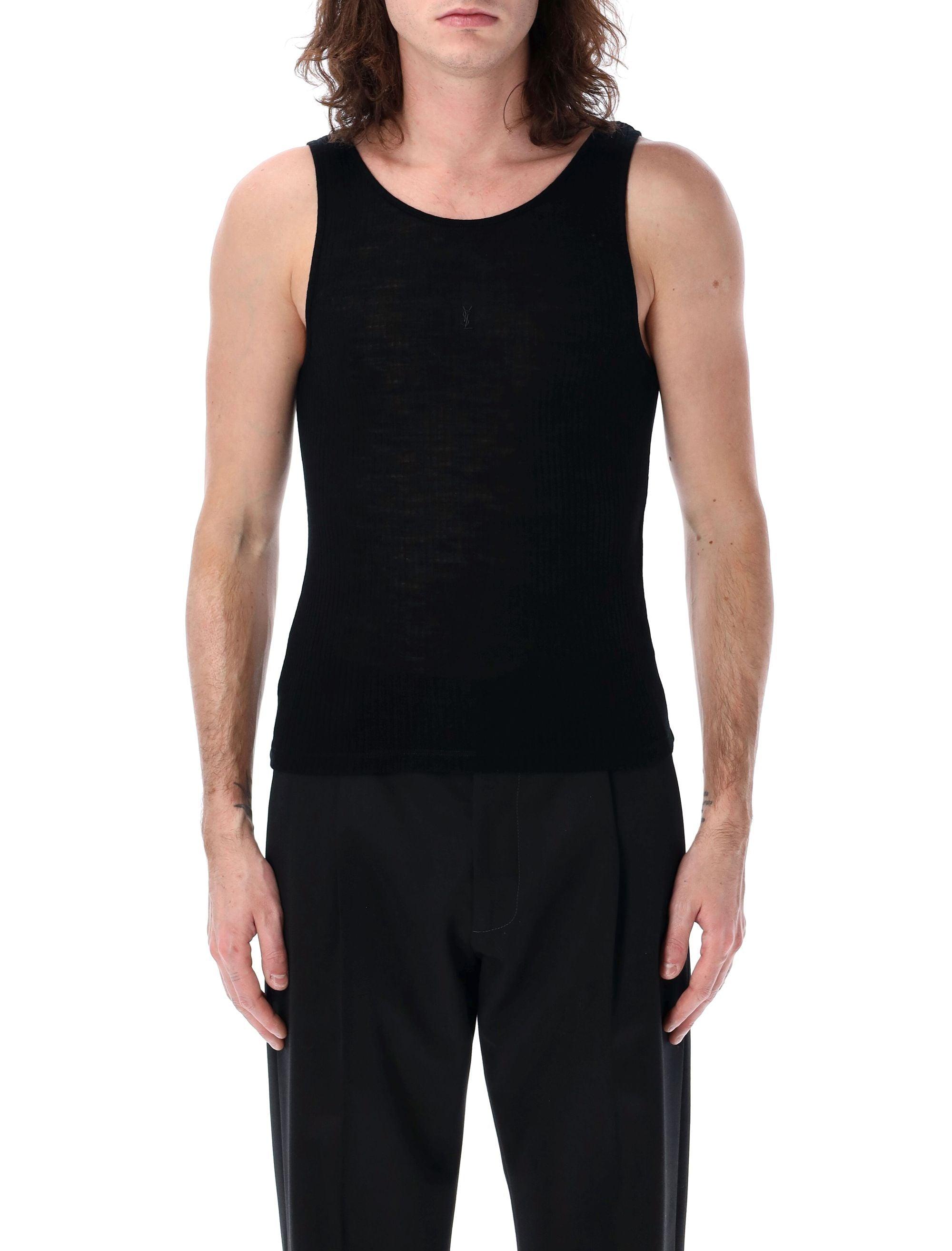 YVES SAINT LAURENT メンズ ノースリーブトップ Men's Saint Laurent Sleeveless t-shirts | Lyst