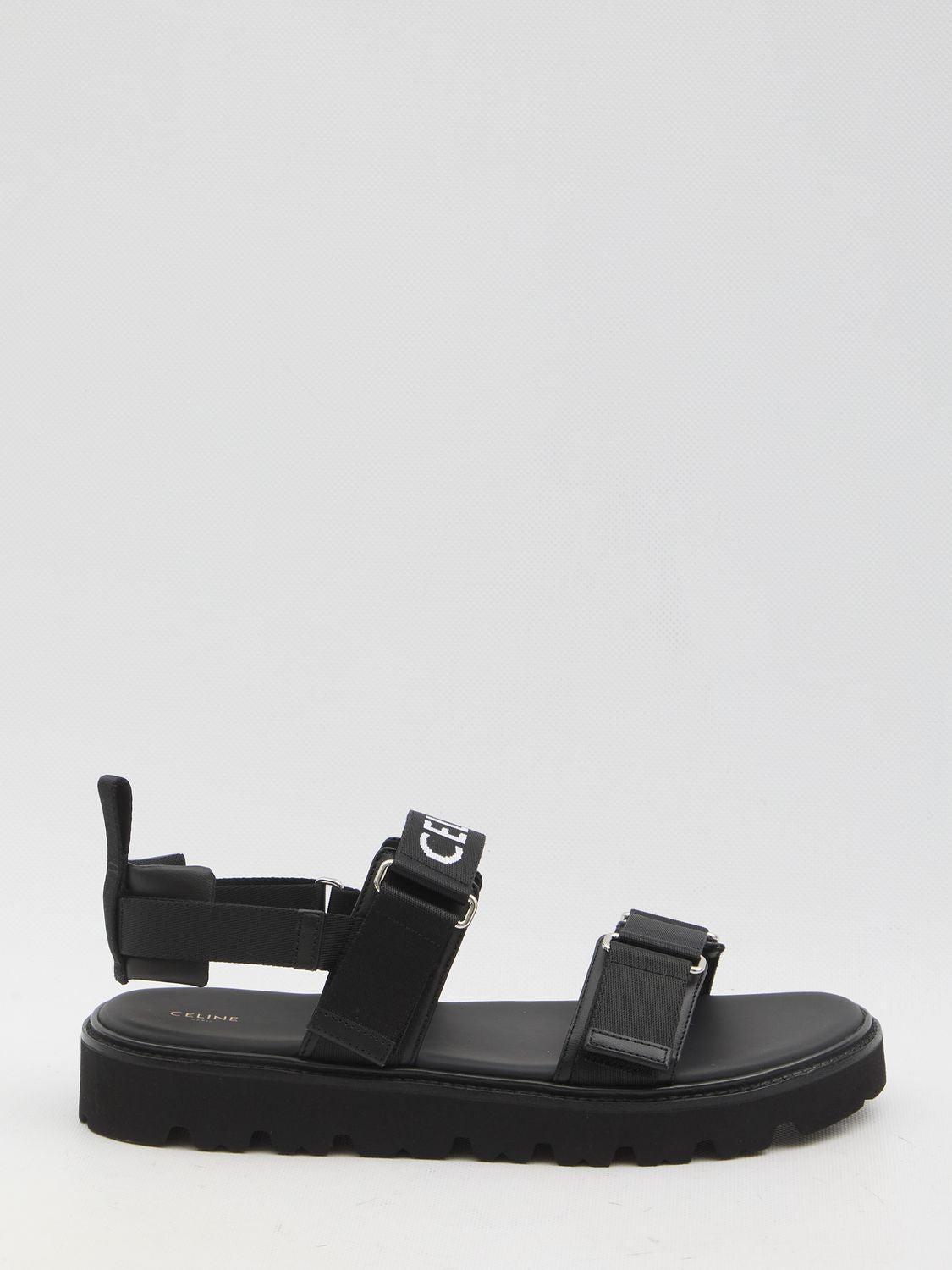 【CELINE】STRAPPY SANDALS●363435103C38NO CELINE LYMPIA STRAPPY JEWEL SANDAL IN CALFSKIN - | CELINE