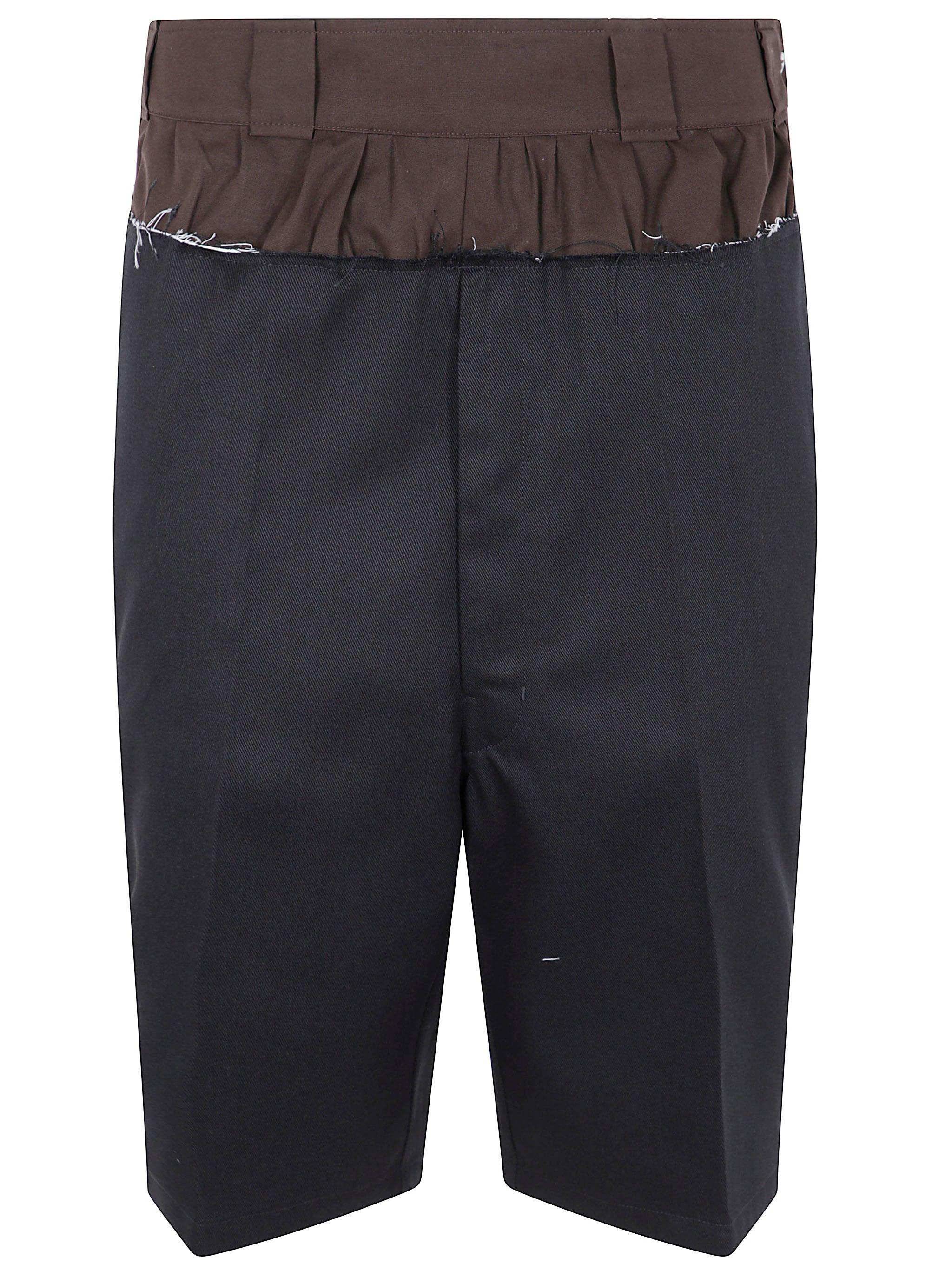 ショートパンツ MAISON MARGIELA BERMUDA SHORTS ANONYMITY OF THE LINING Black 'Anonymity Of The Lining' Shorts by Maison Margiela on