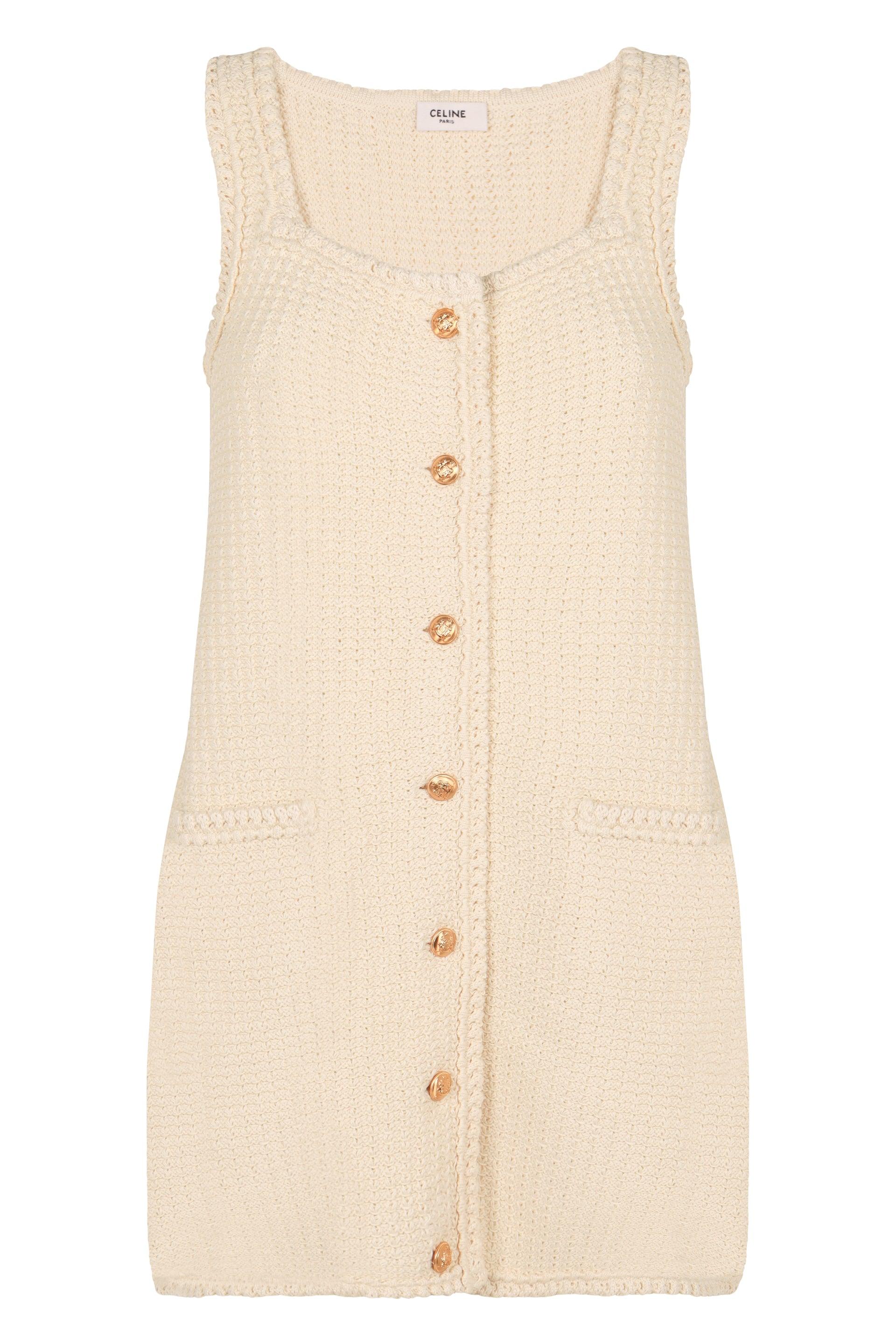 VIP【送料関税込】CELINE COTTON SHORT DRESS 2AE9K717X-01OW_2_SS24_P2_W.jpg