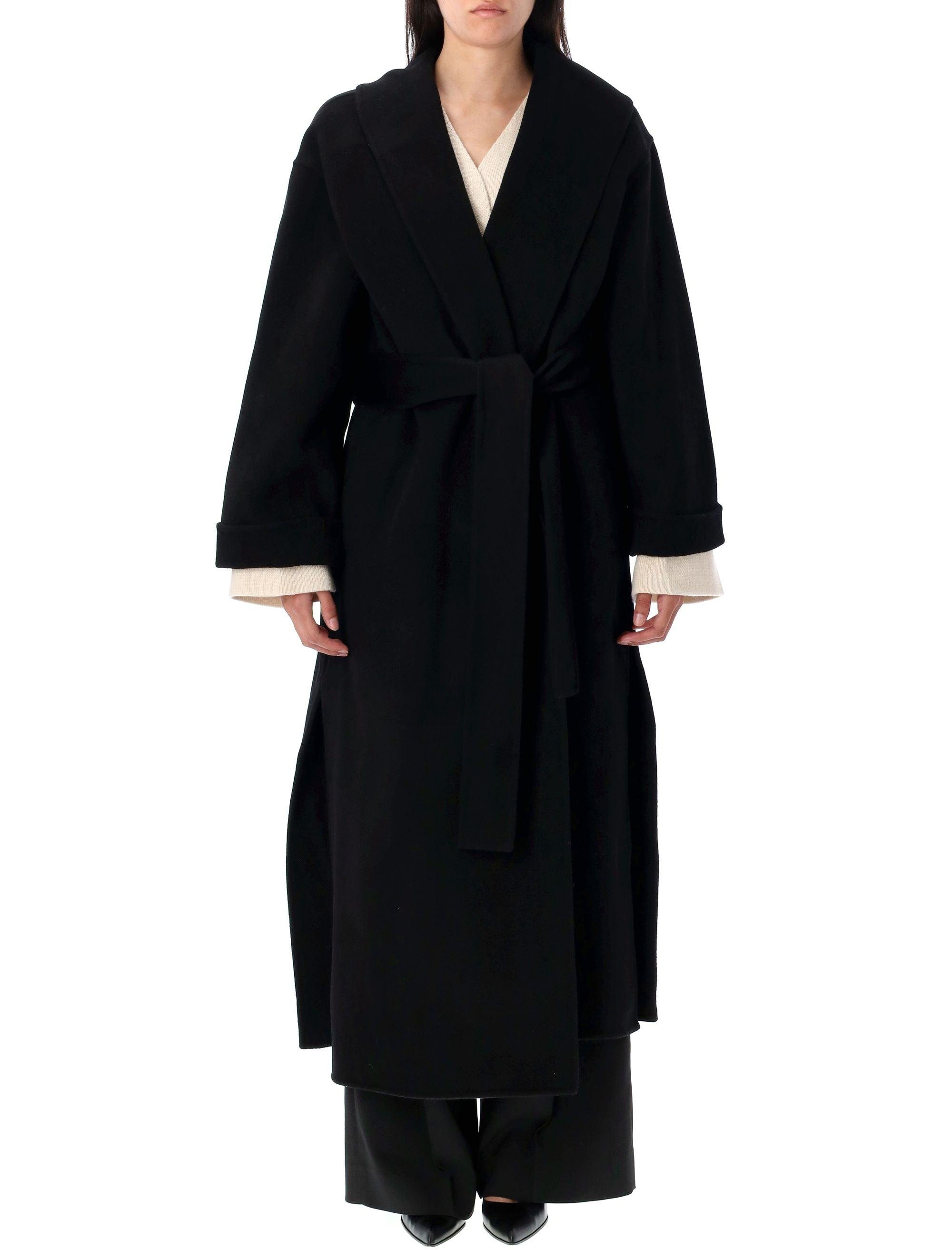 【関税込み】By Malene Birger ブラック Trullem コート By Malene Birger(バイ マレーネ ビルガー) コート(レディース