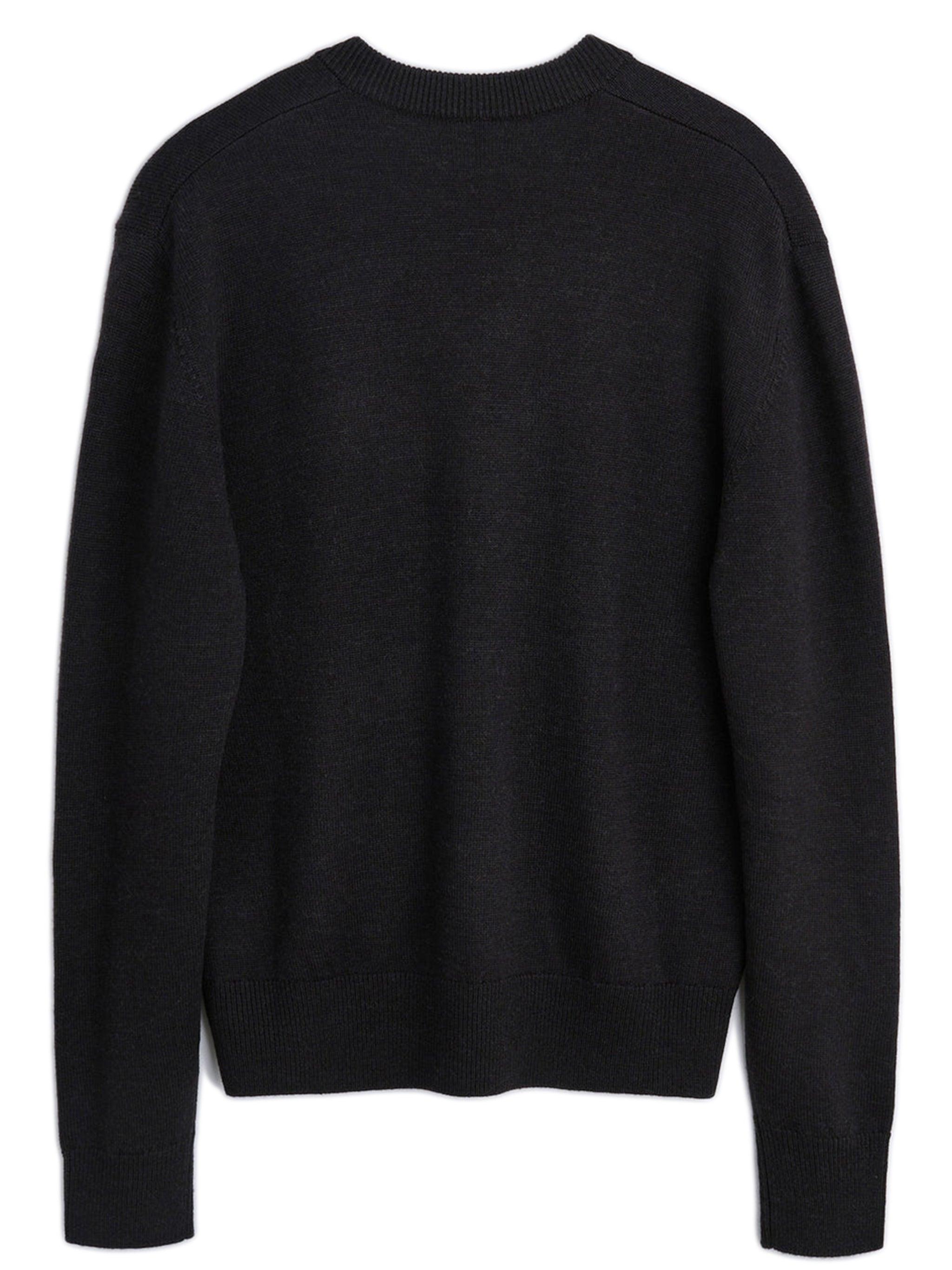 sunflower Moon Merino V Neck in Black for Men | Lyst