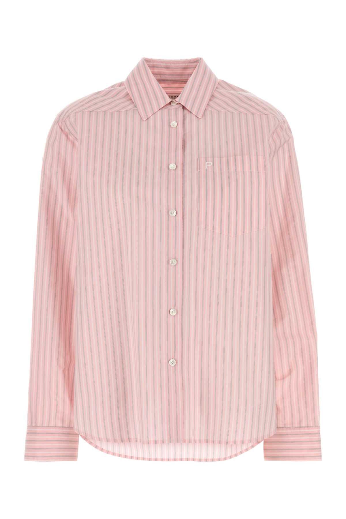 Tシャツ・カットソー PHILOSOPHY DI LORENZO SERAFINI Embroidered poplin shirt Philosophy Di Lorenzo Serafini Embroidered Poplin Shirt in