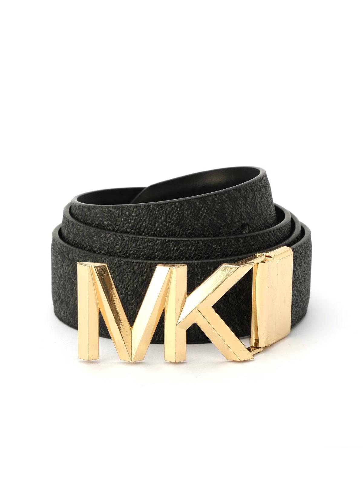 Michael Kors Reversible Monogram Belt in Black and Brown Michael Kors Women main image 3